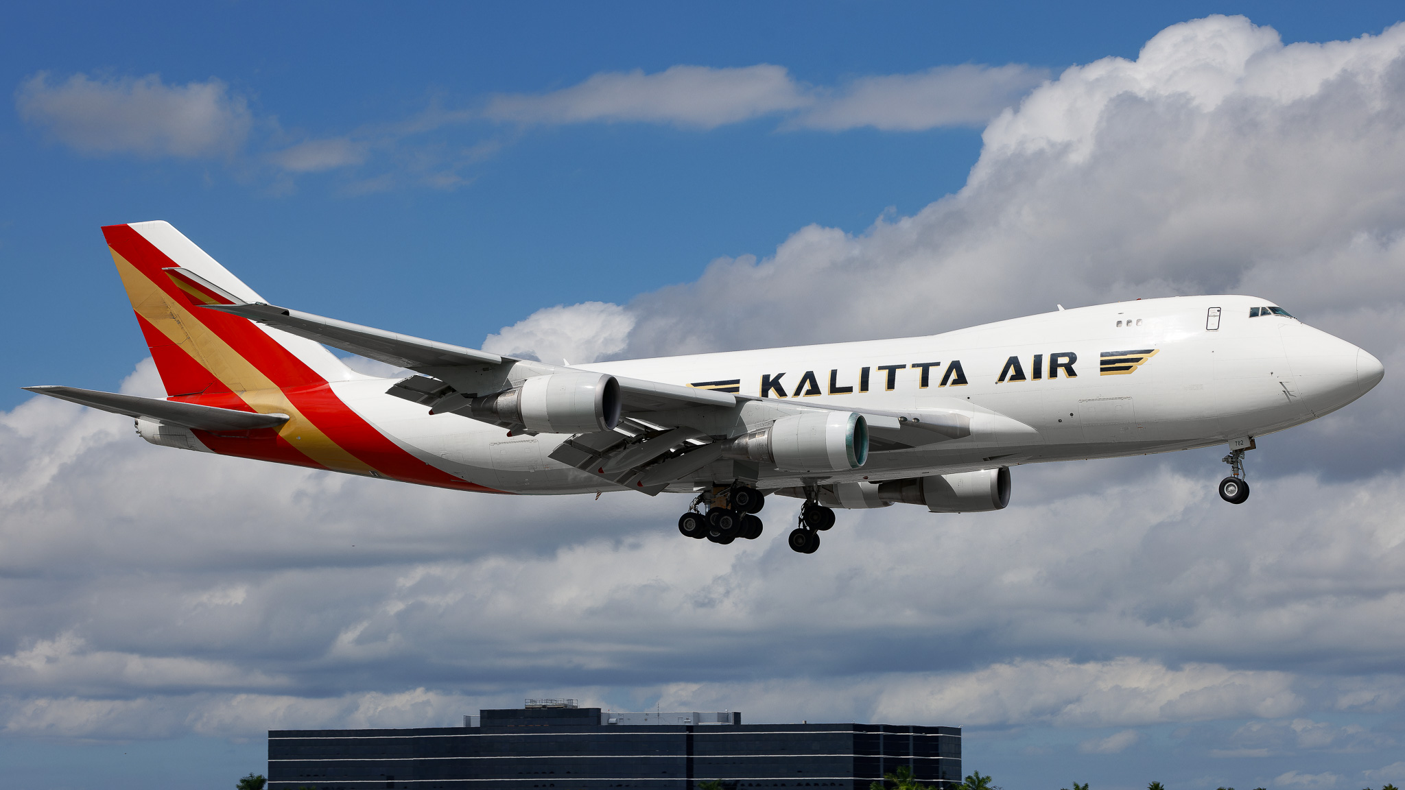 Full size: Kalitta Air Boeing 747-400F N782CK at Miami International Airport
