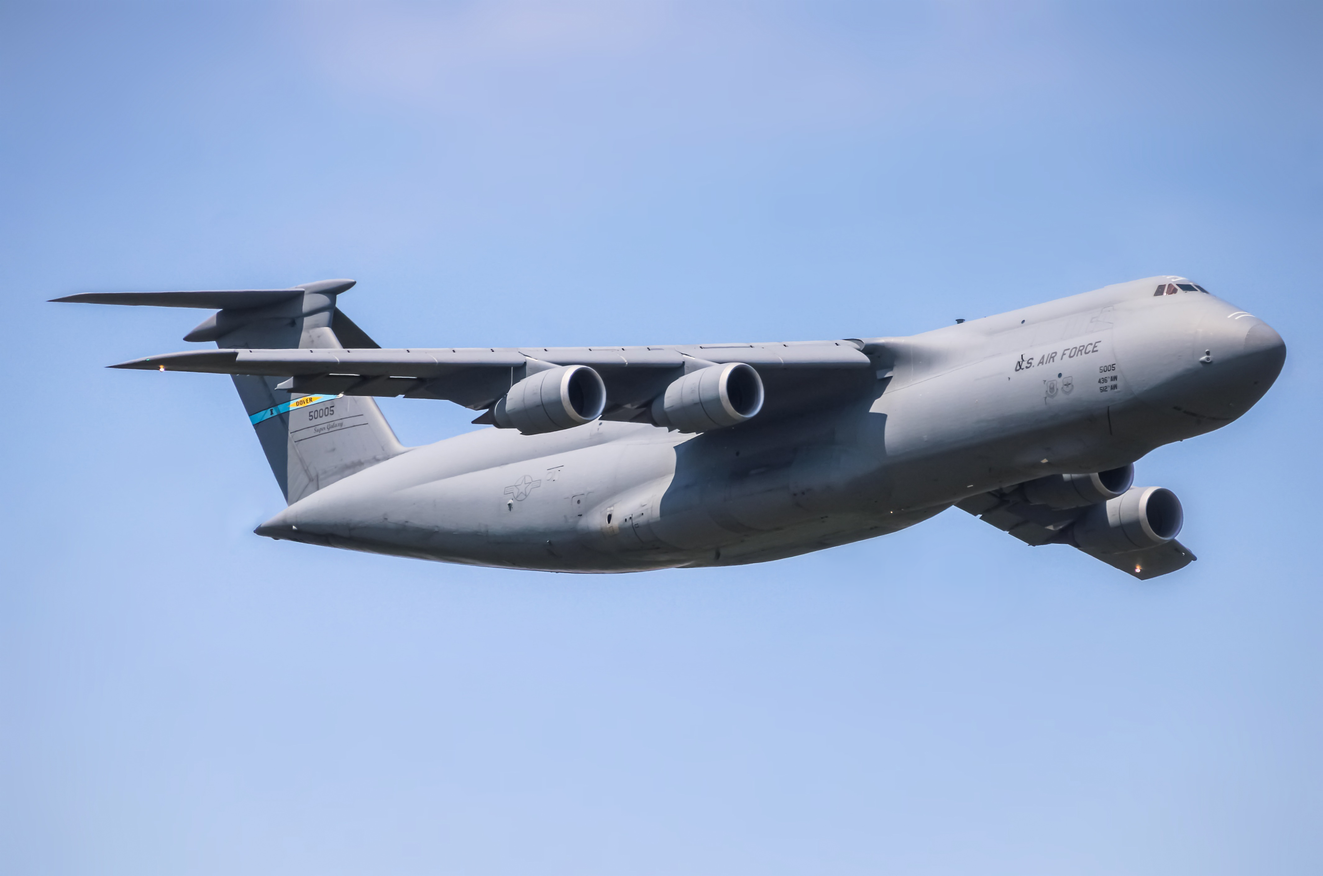Full size: USAF - United States Air Force C-5M Super Galaxy 85-0005 at Dover Air Force Base