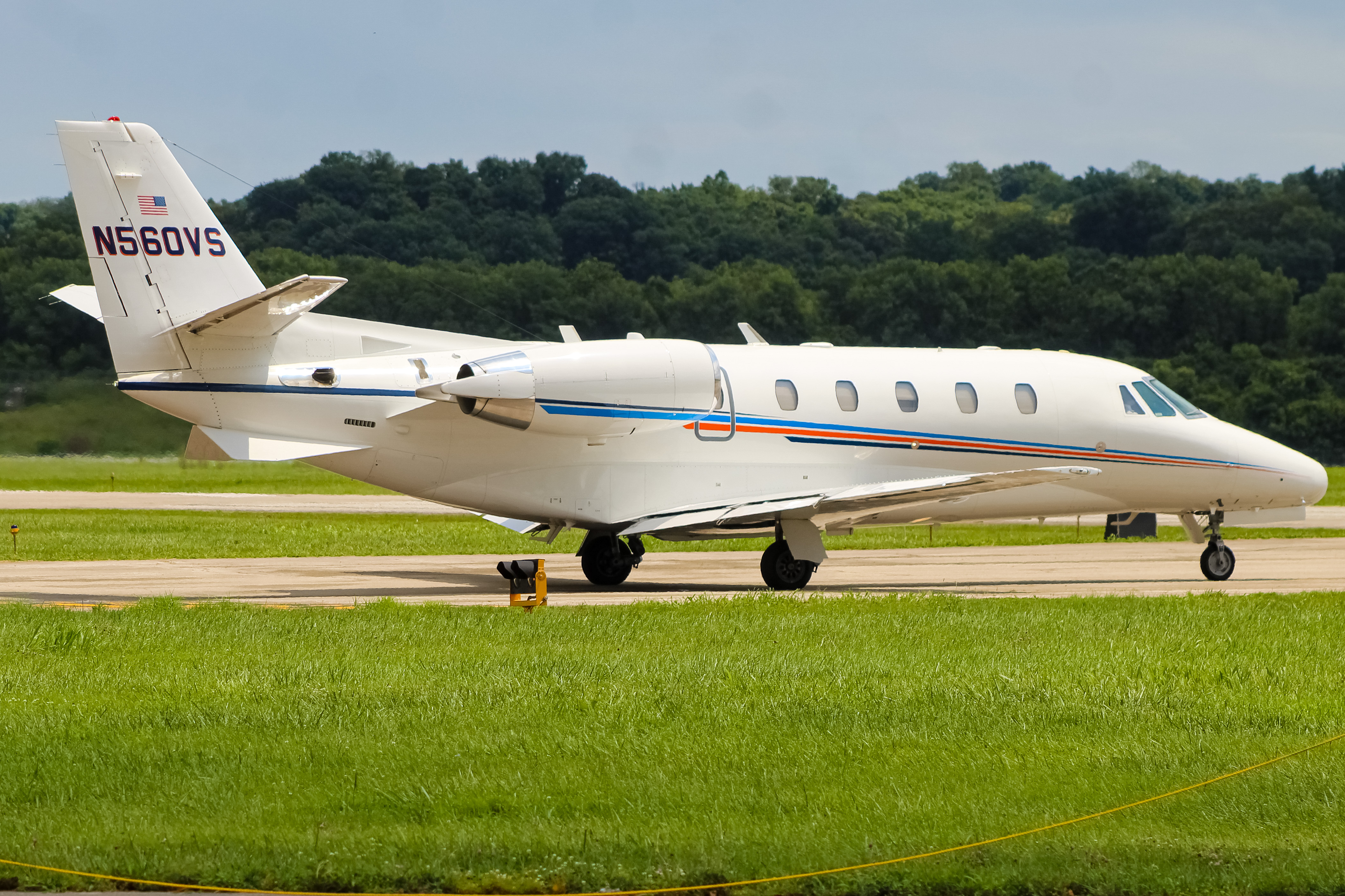 Full size: PRIVATE Cessna Citation 560XL Excel N560VS at Cincinnati Municipal Airport/Lunken Field