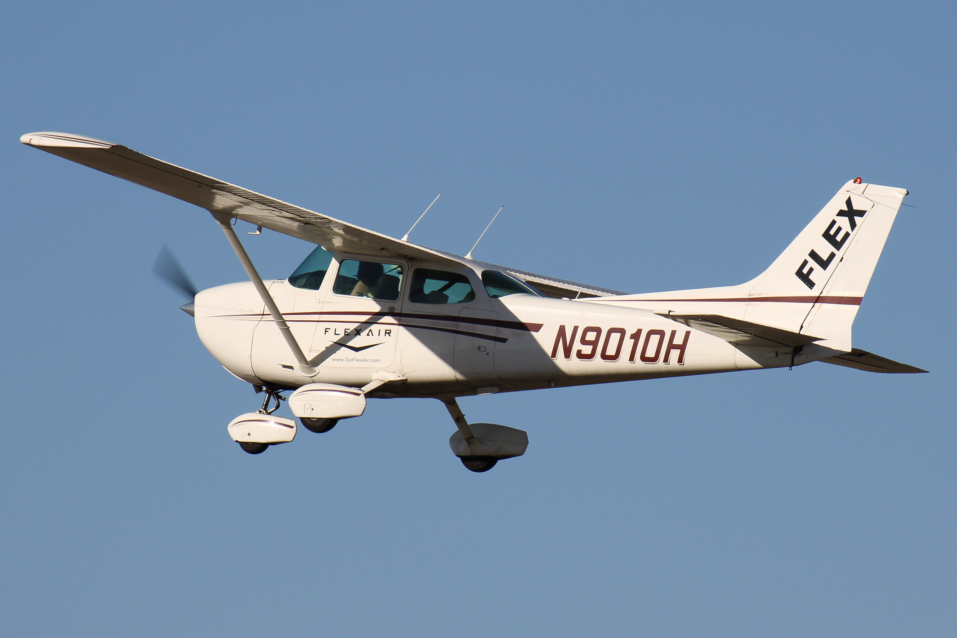 Full size: Flex Air Cessna 172 N9010H at Montgomery-Gibbs Executive Airport