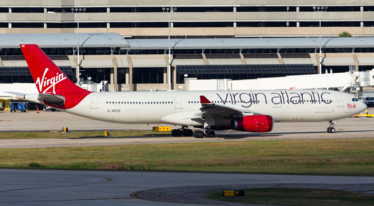 Full size: Virgin Atlantic Airbus A330-300 G-VKSS at Tampa International Airport