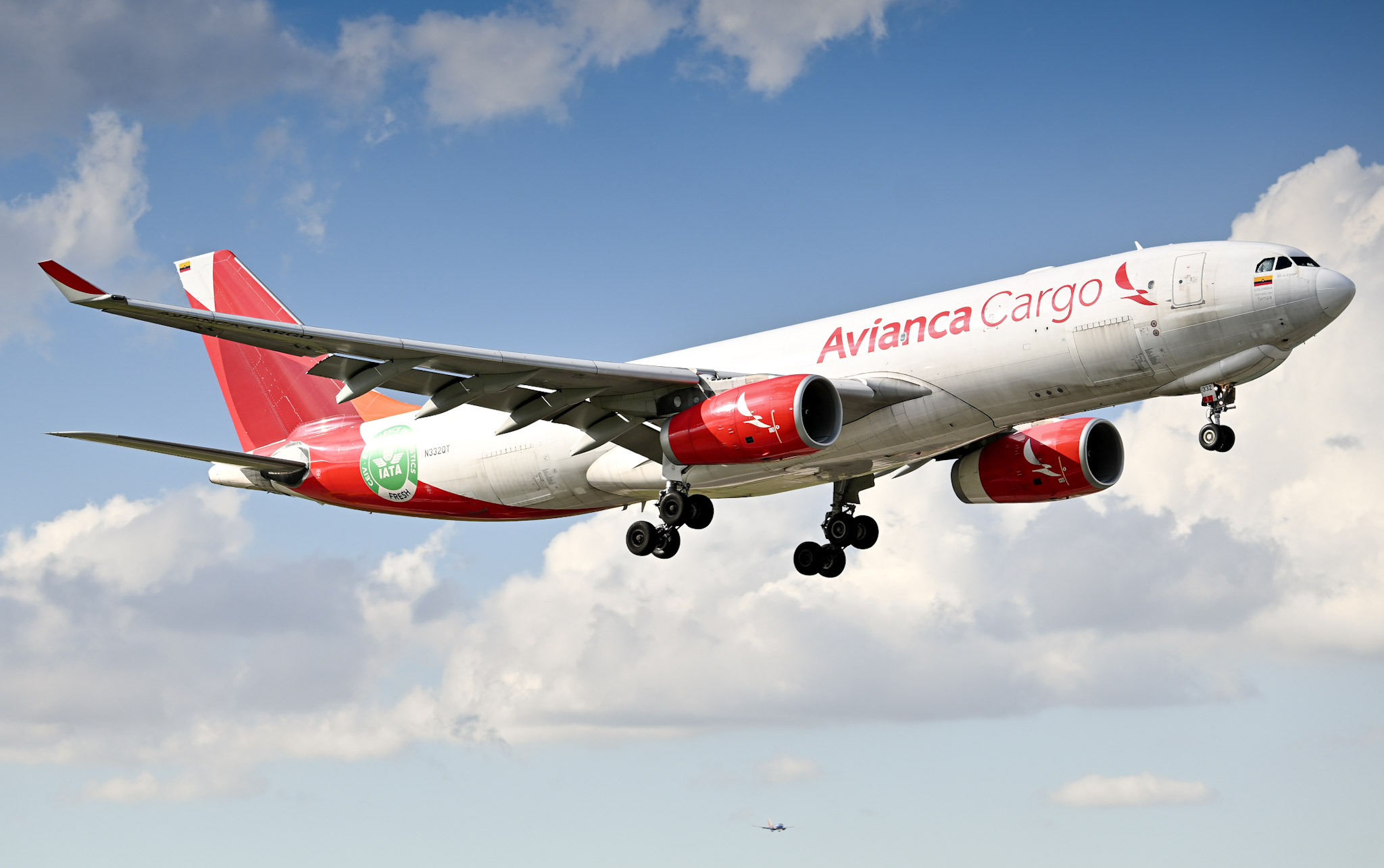 Full size: Avianca Cargo Airbus A330-200F N332QT at Miami International Airport