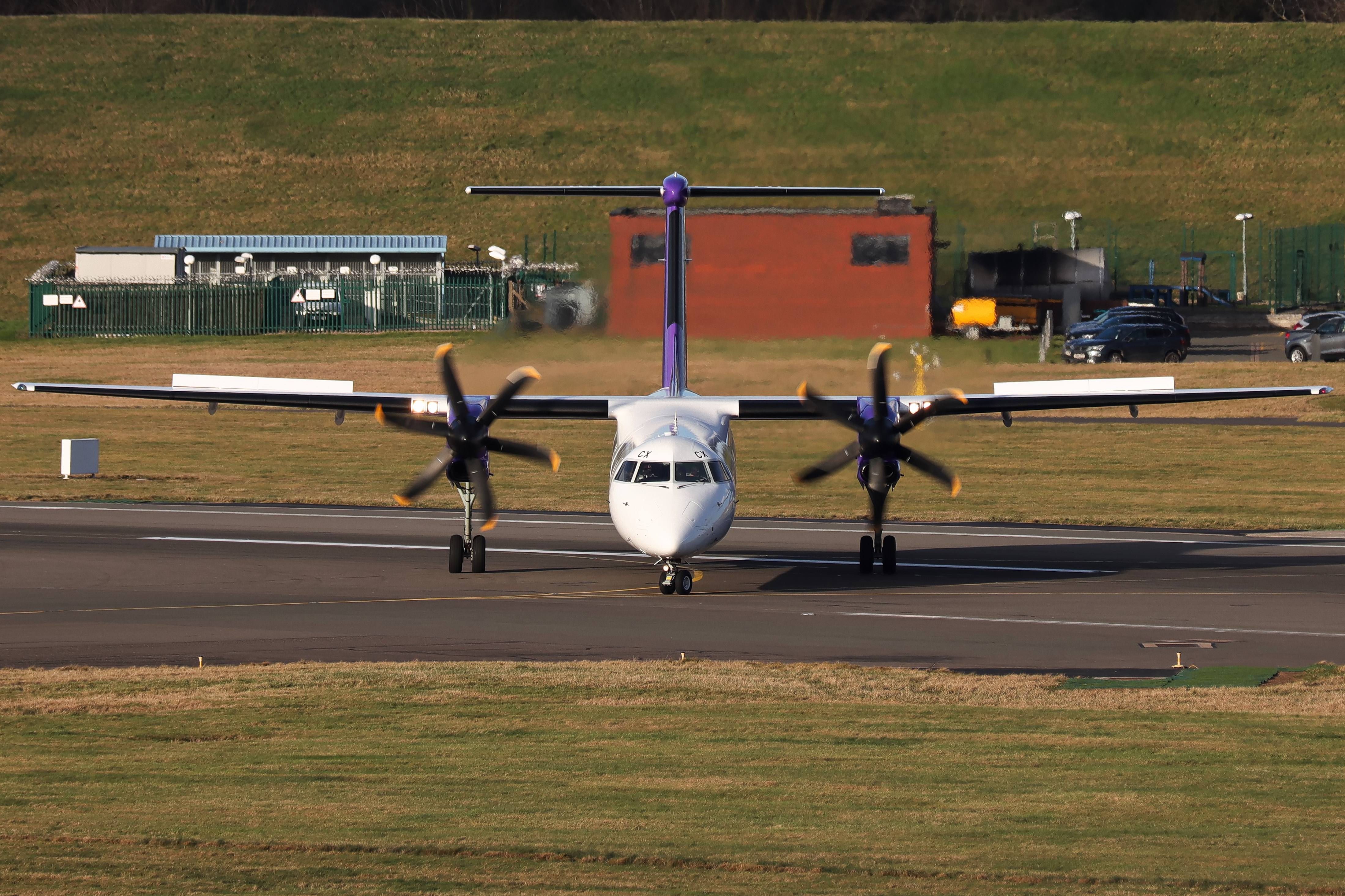 Full size: Flybe De Havilland Dash-8 q400 G-JECX at Birmingham Airport