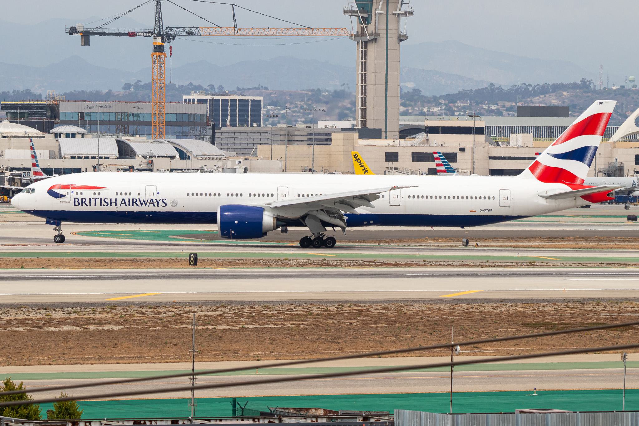 Full size: British Airways Boeing 777-300ER G-STBP at Los Angeles International Airport
