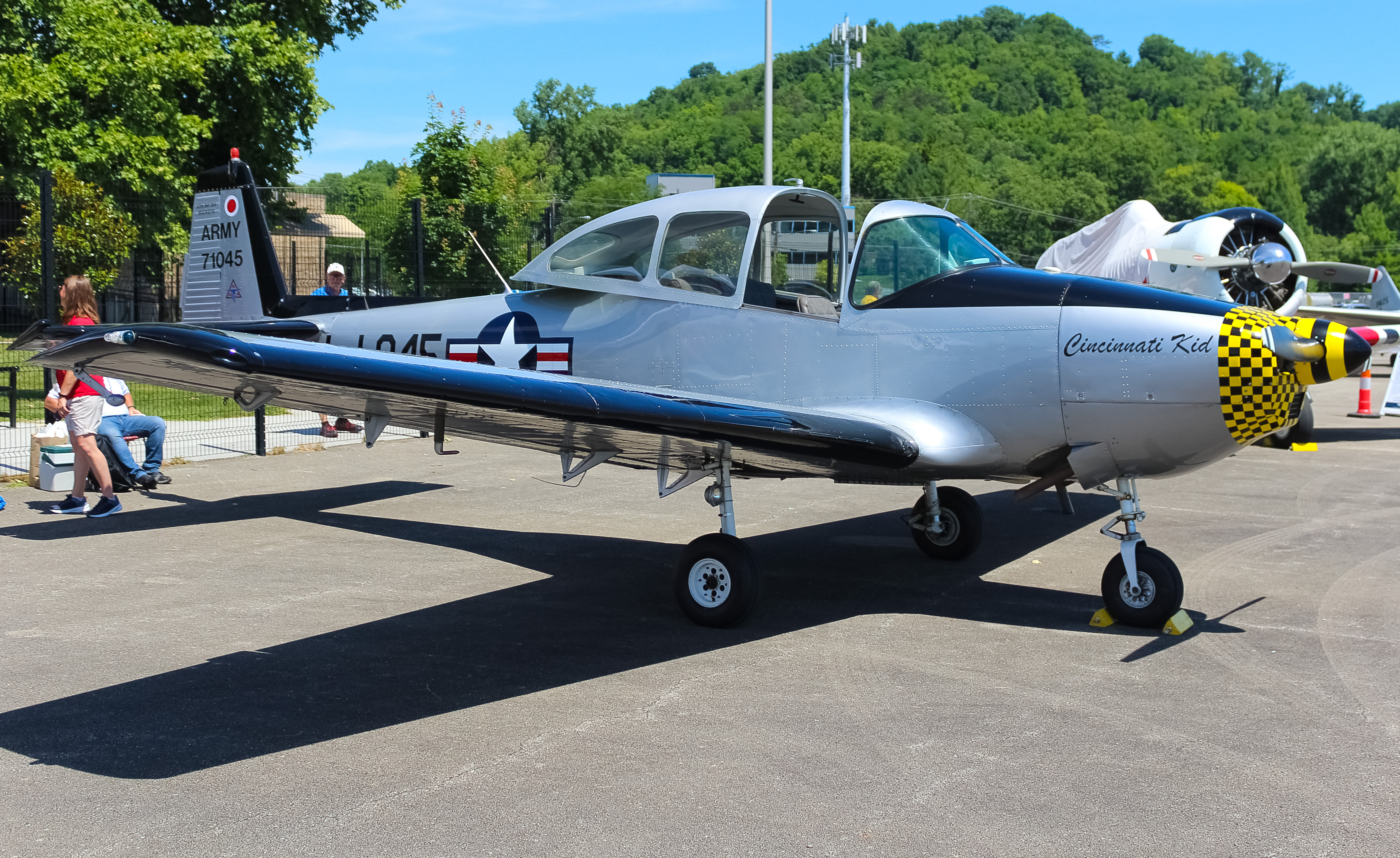 Full size: PRIVATE North American Navion N4045K at Cincinnati Municipal Airport/Lunken Field