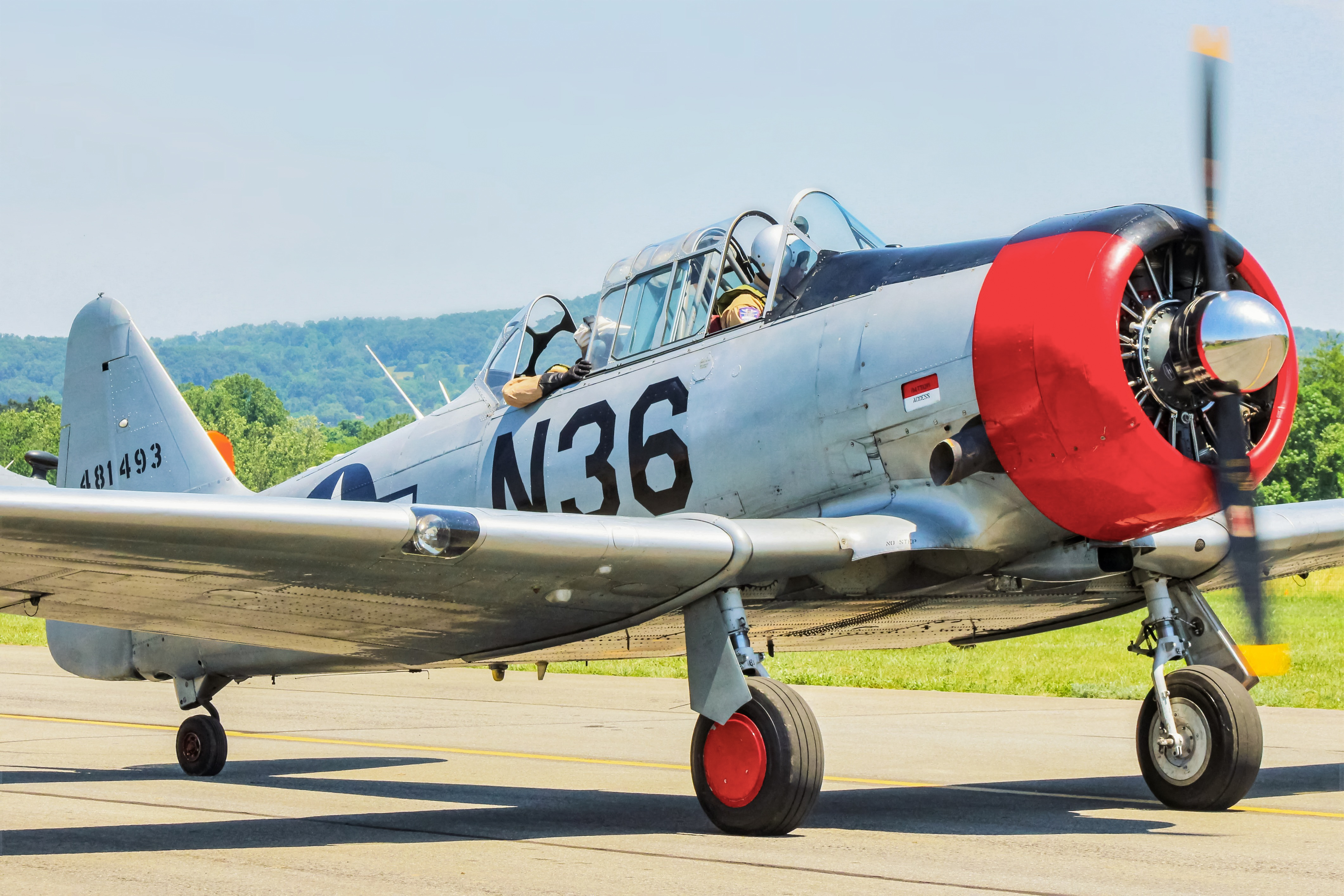 Full size: PRIVATE North American T-6 Texan N36 at Reading Regional Airport/Carl A Spaatz Field
