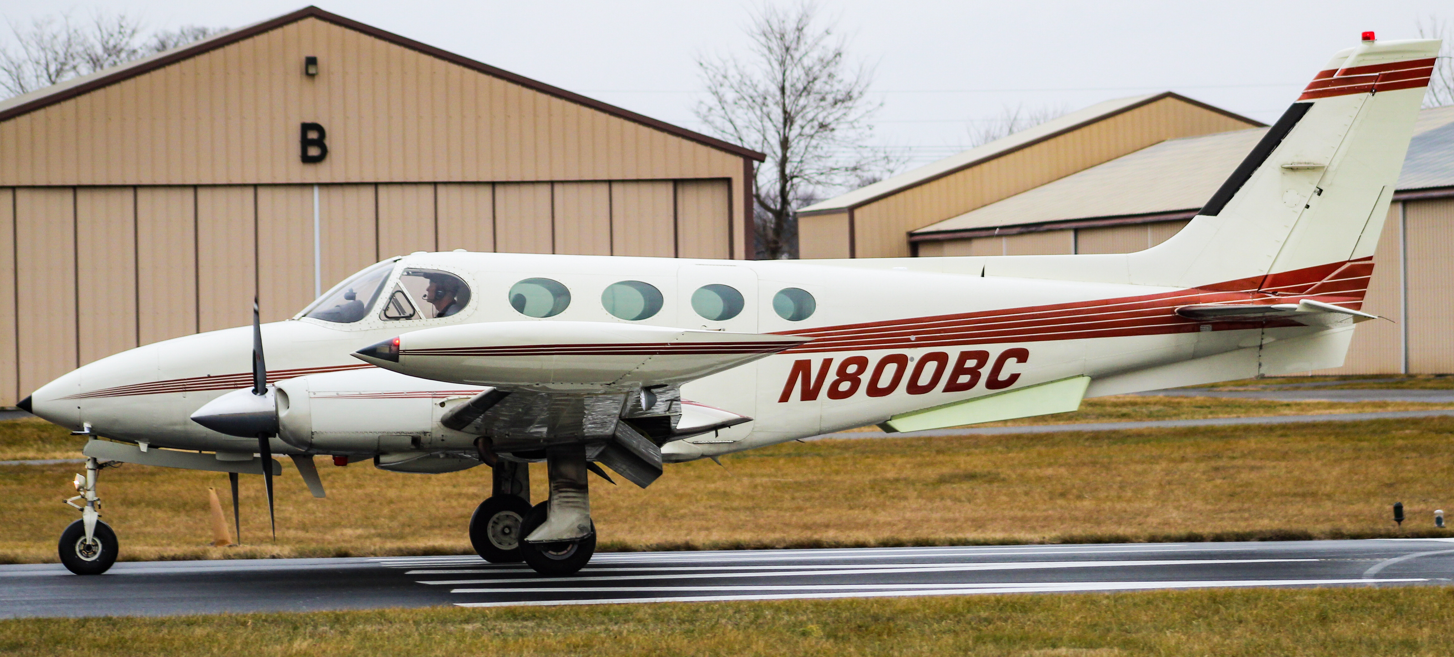 Full size: PRIVATE Cessna 340A N800BC at Smoketown Airport