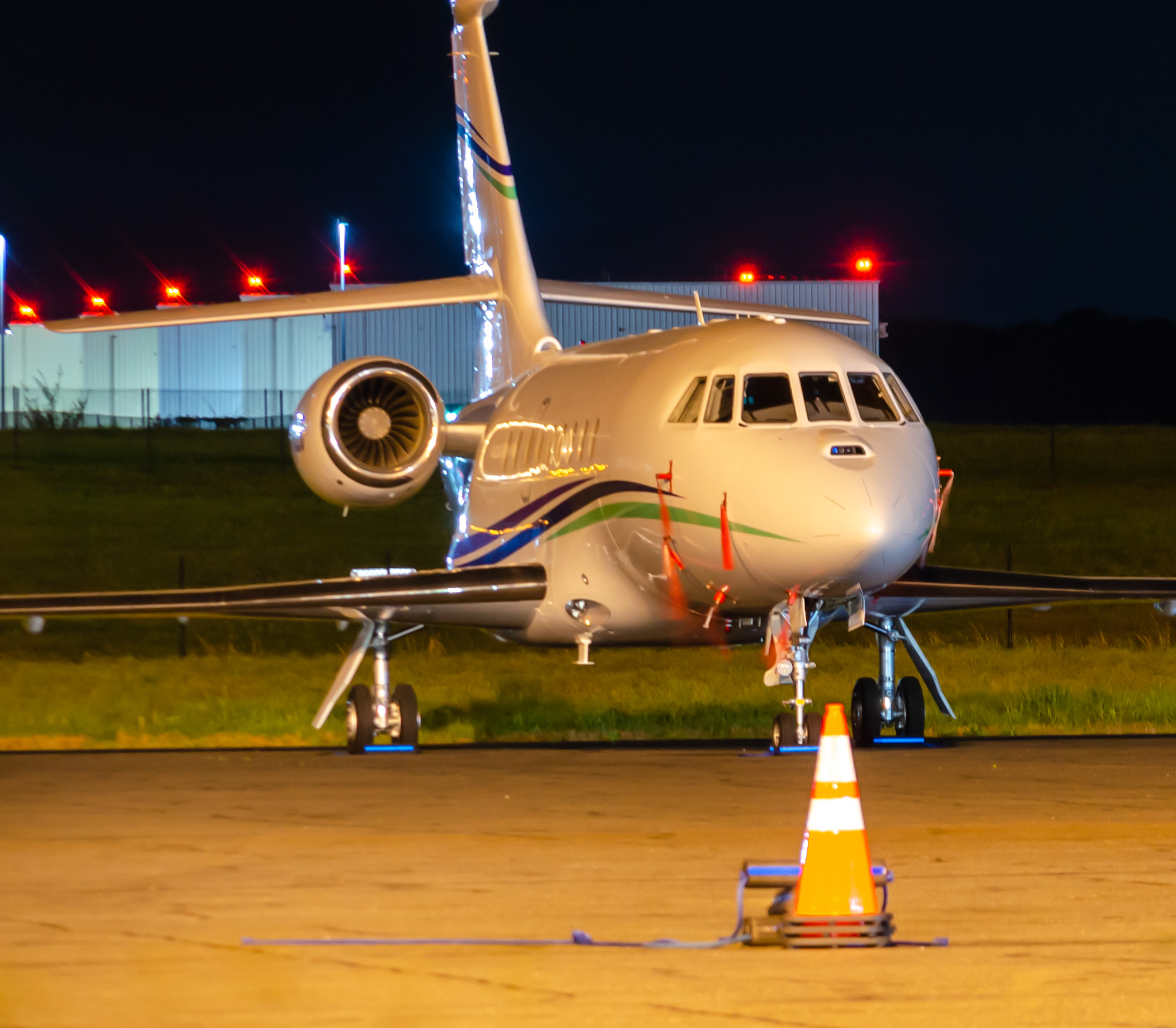 Full size: PRIVATE Dassault Falcon 900EX N483EC at Atlantic City International Airport
