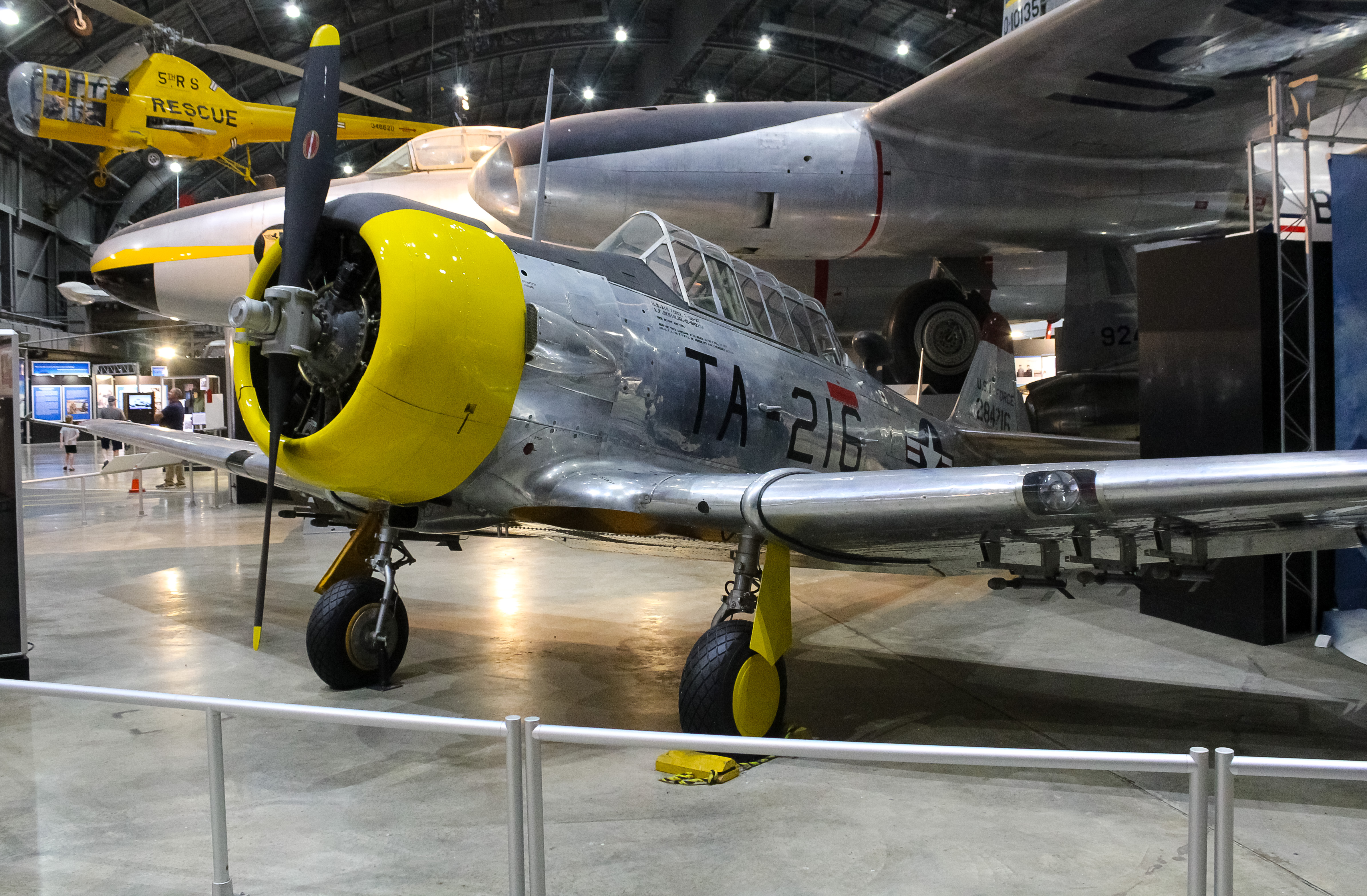 Full size: USAF - United States Air Force North American T-6 Texan 42-84216 at Wright-Patterson Air Force Base