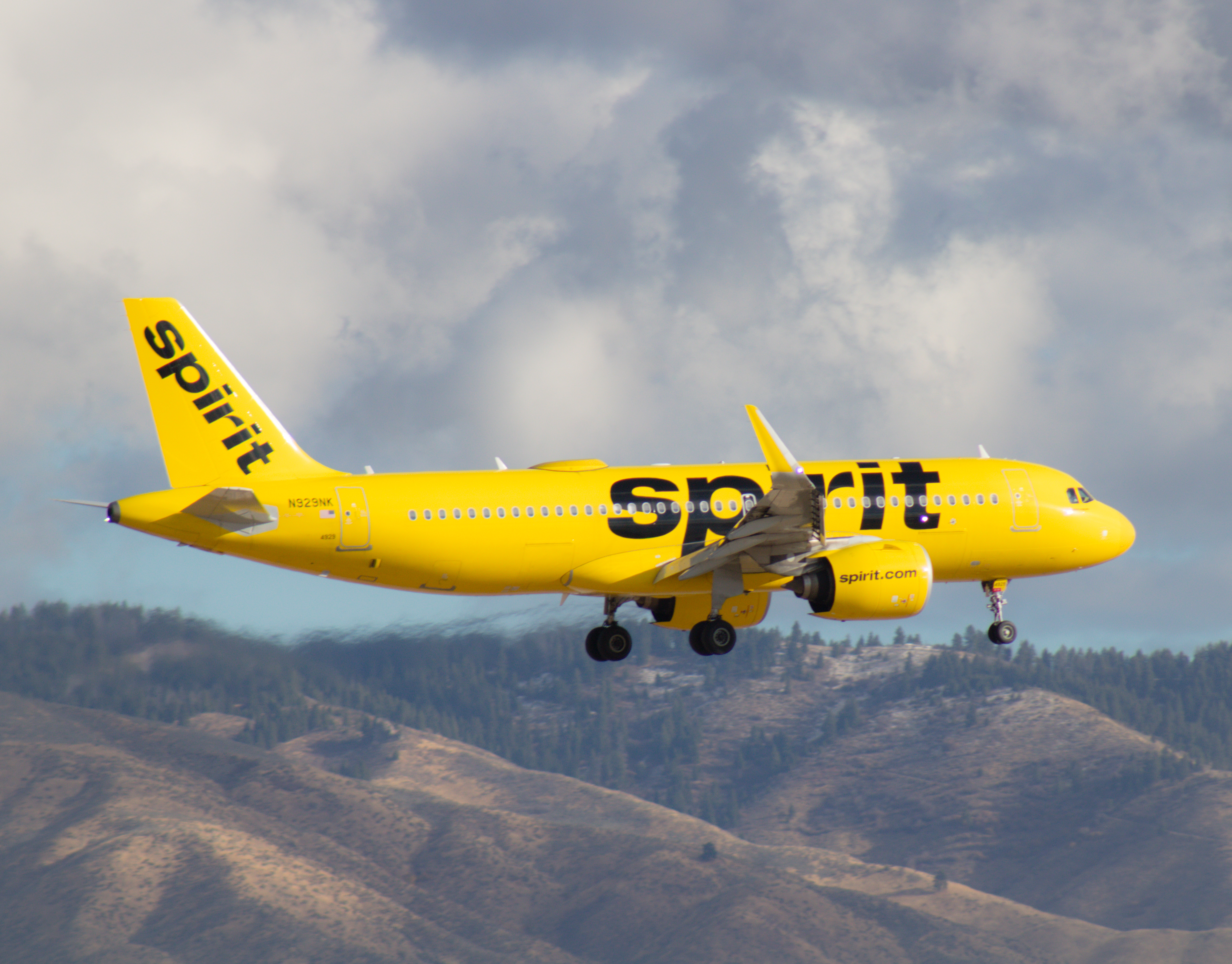 Full size: Spirit Airlines Airbus A320NEO N929NK at Boise Air Terminal/Gowen Field