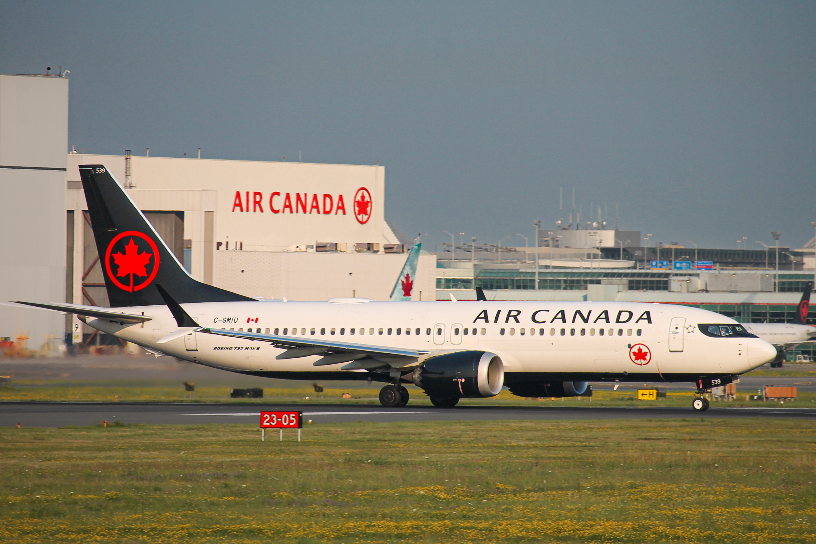 Full size: Air Canada Boeing 737 MAX 8 C-GEKX at Lester B Pearson International Airport