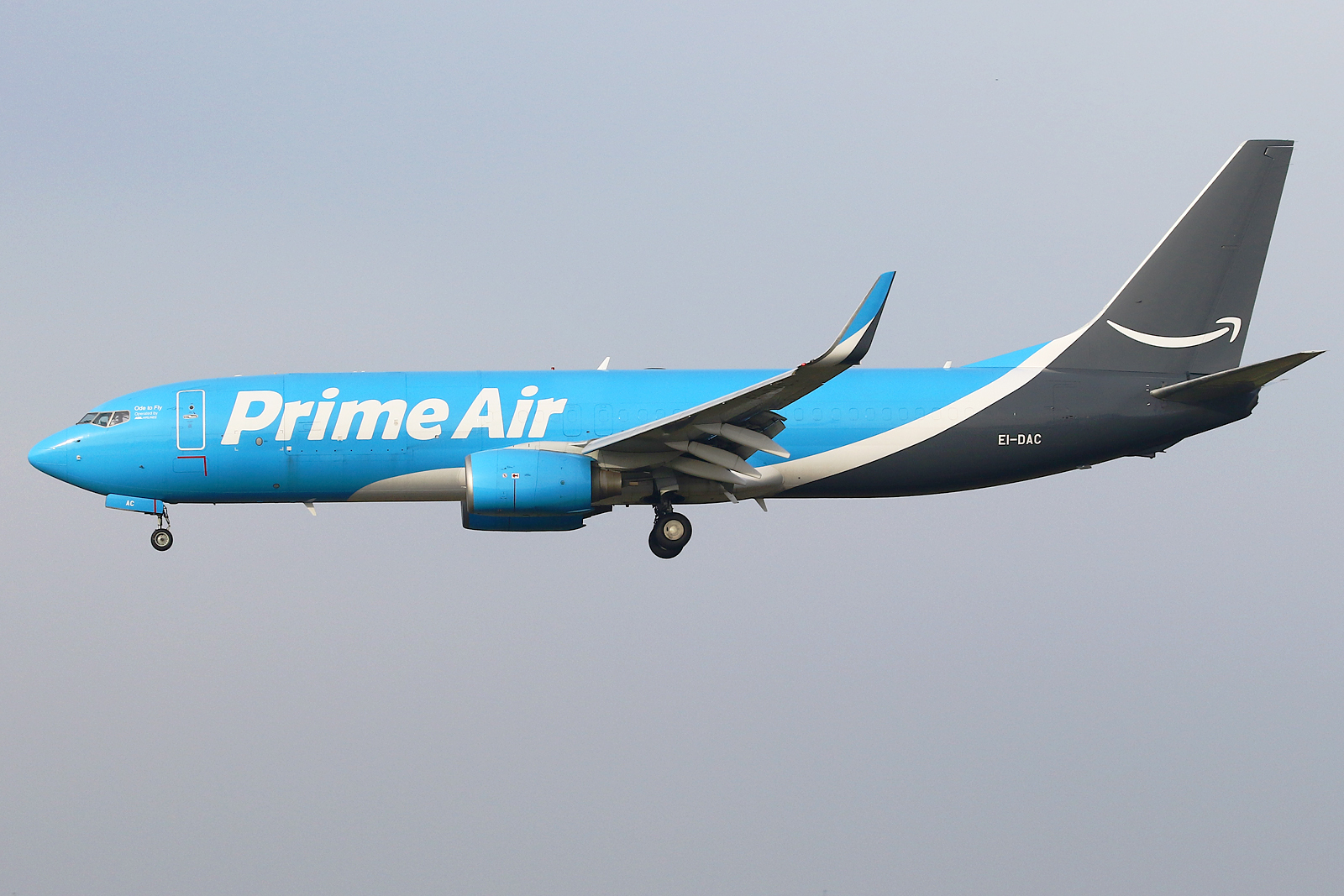Full size: Prime Air Boeing 737-800(BSF) EI-DAC at Liege Airport