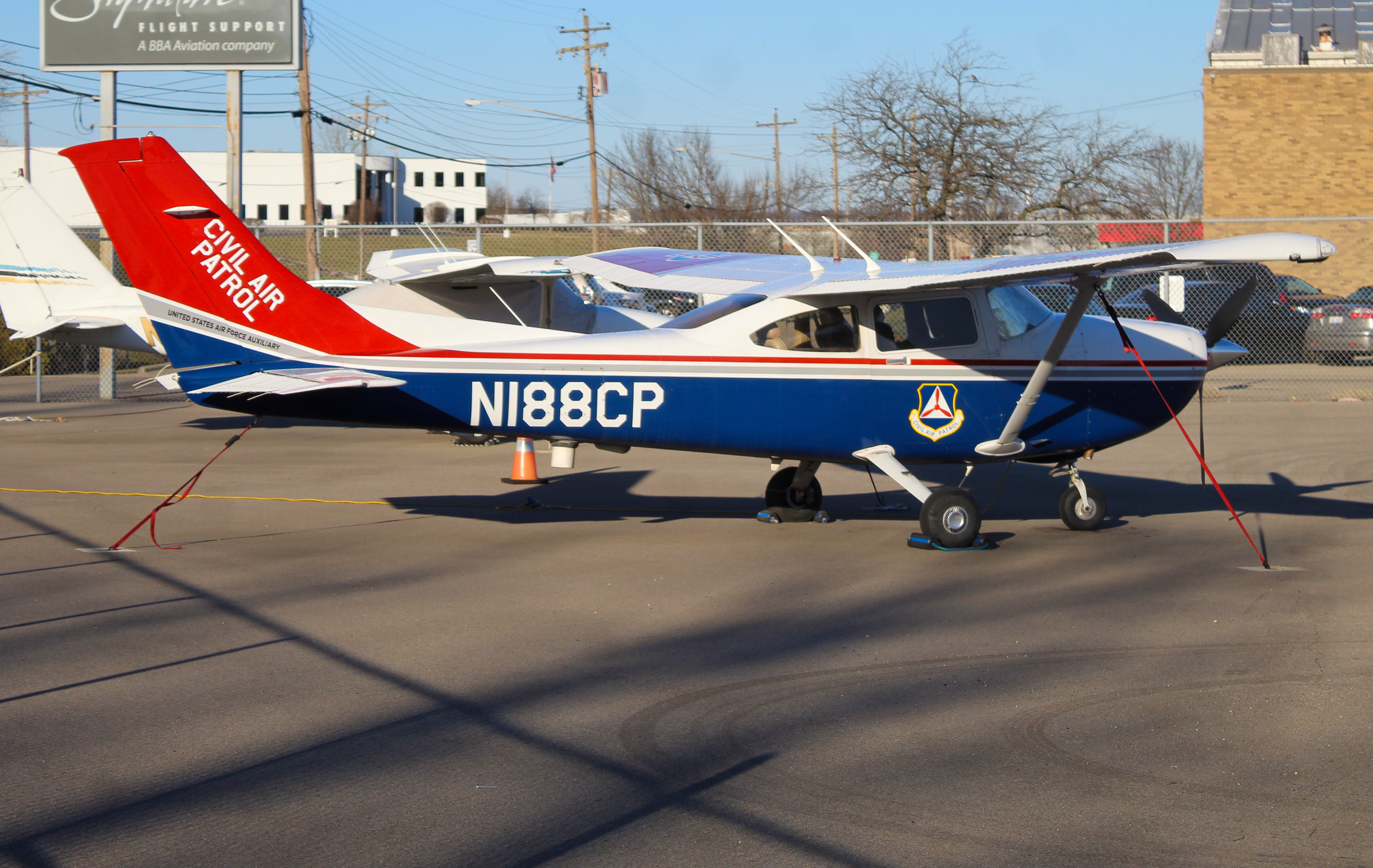 Full size: Civil Air Patrol Cessna 182 N188CP at Cincinnati Municipal Airport/Lunken Field