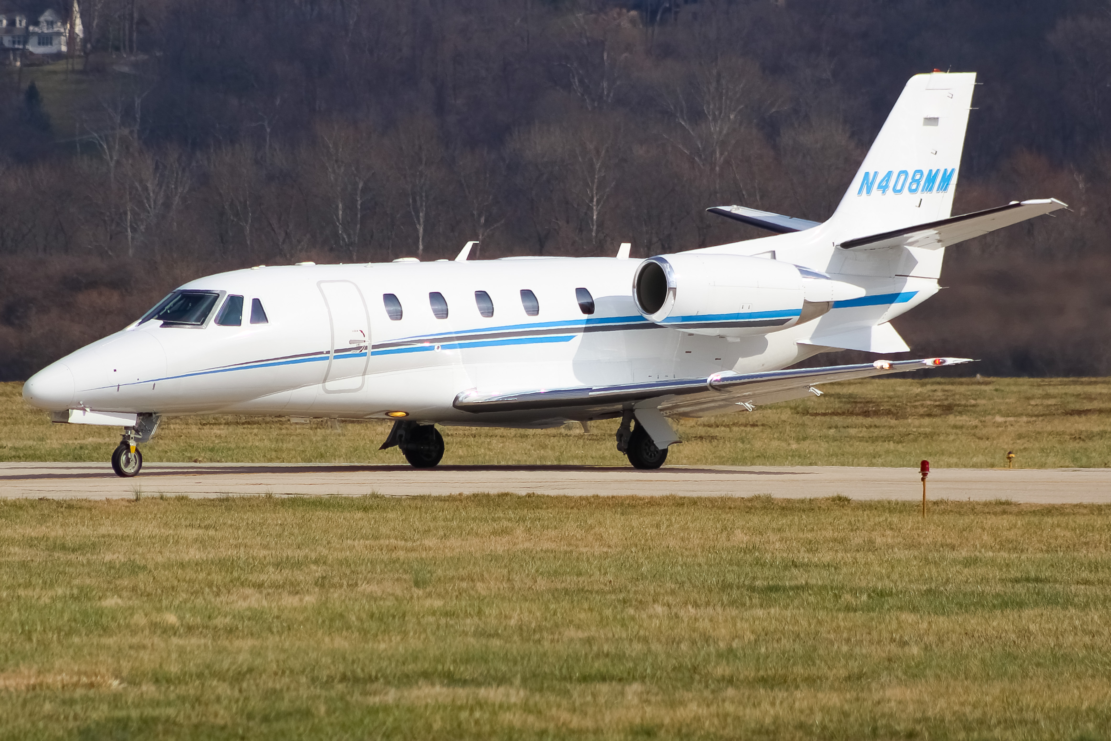 Full size: PRIVATE  Cessna Citation 560XL Excel N408MM at Cincinnati Municipal Airport/Lunken Field
