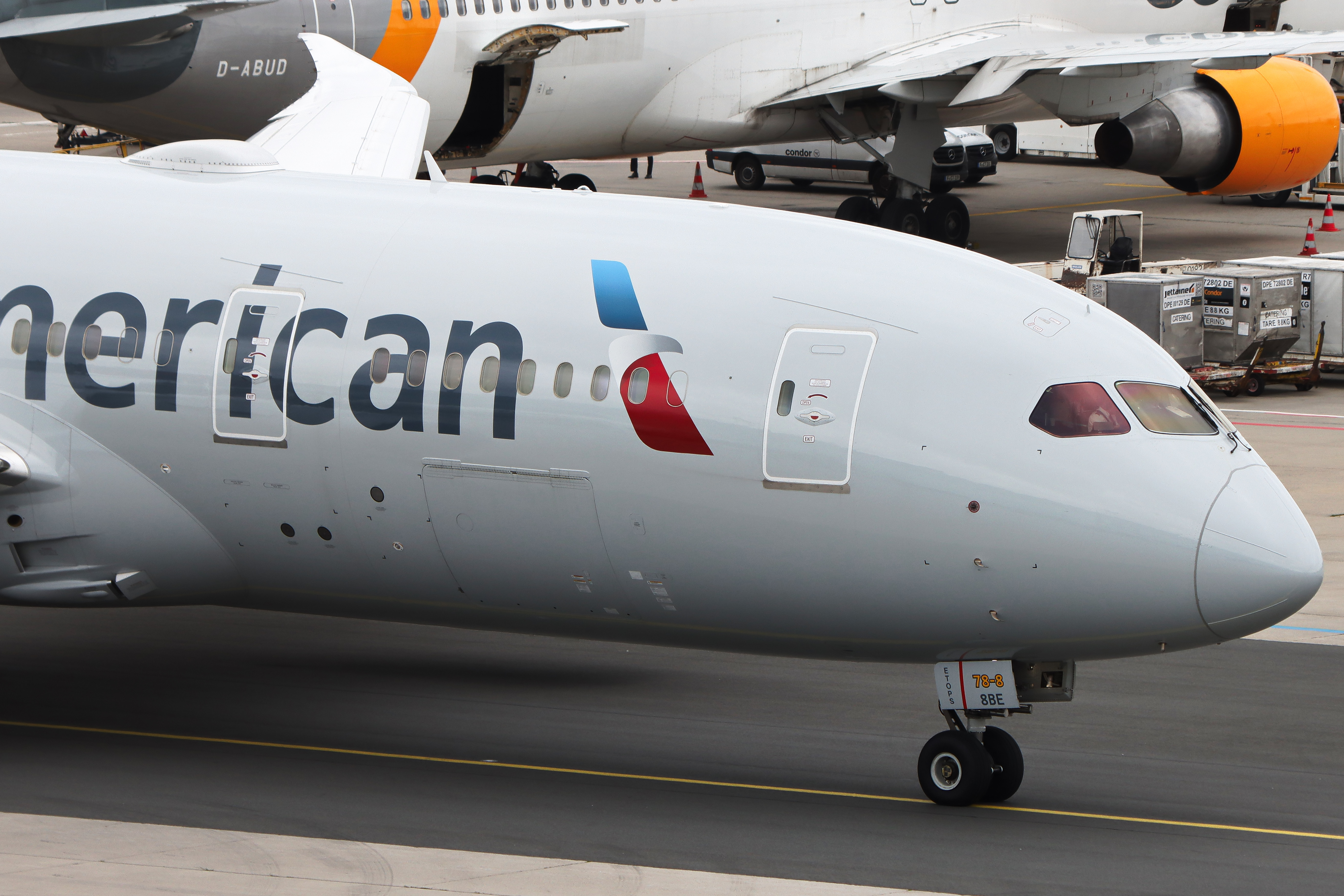Full size: American Airlines Boeing 787-8 N876AL at Frankfurt International Airport