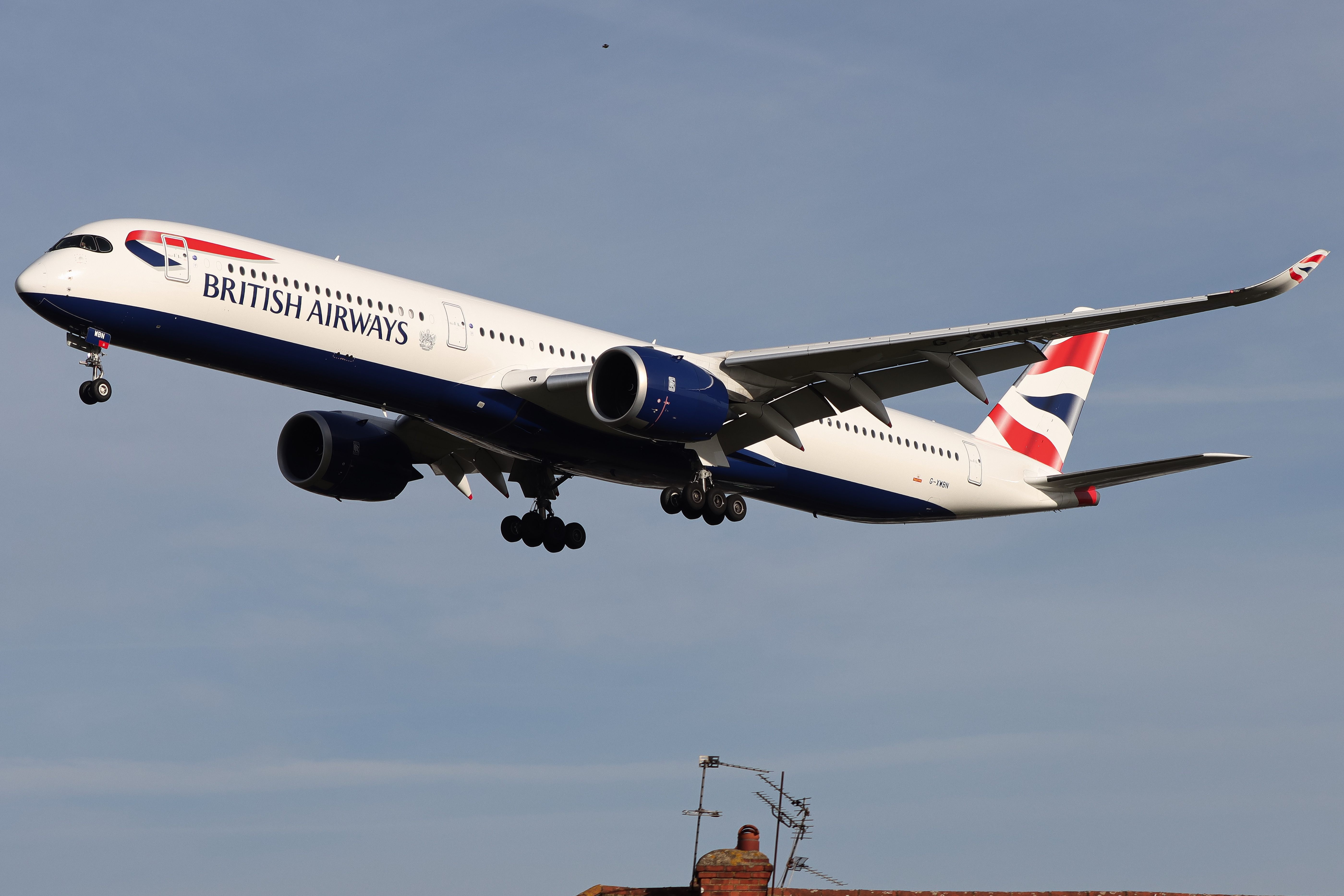 Full size: British Airways Airbus A350-1000 G-XWBN at London Heathrow International Airport