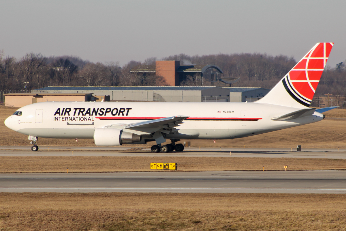 Full size: Air Transport International Boeing 767-200F N255CM at Cincinnati/Northern Kentucky International Airport