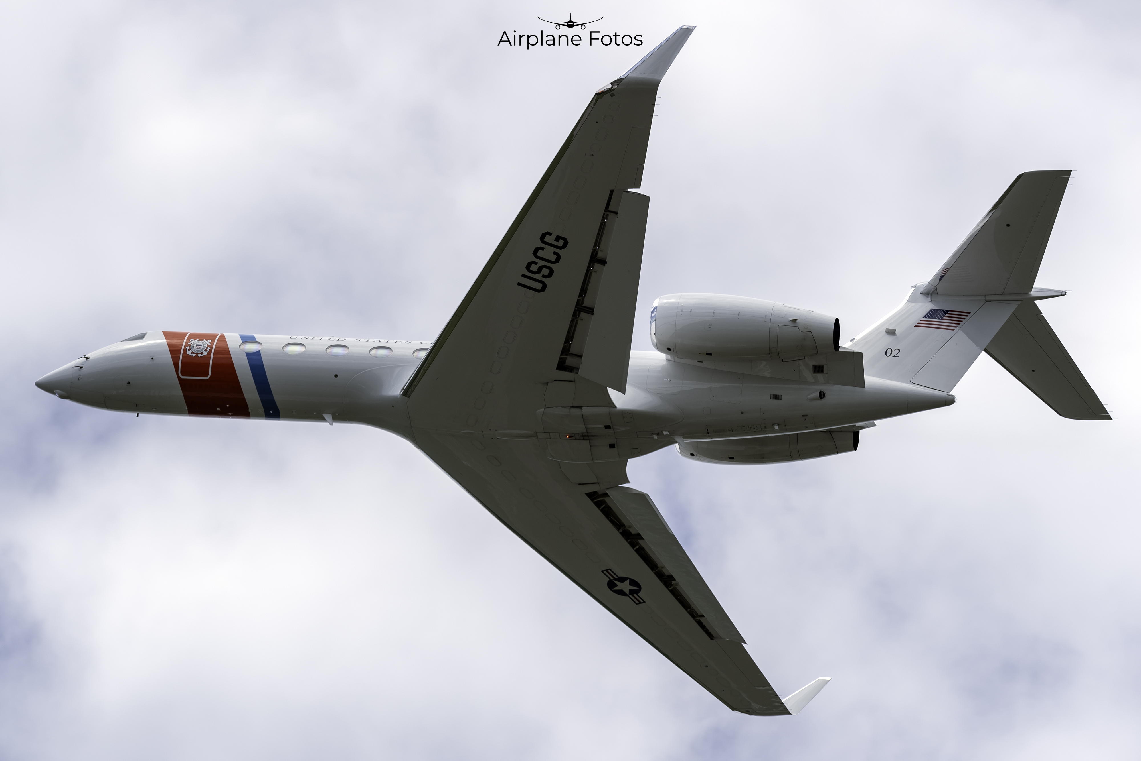 Full size: United States Coast Guard Gulfstream G550 C202 at Lancaster Airport