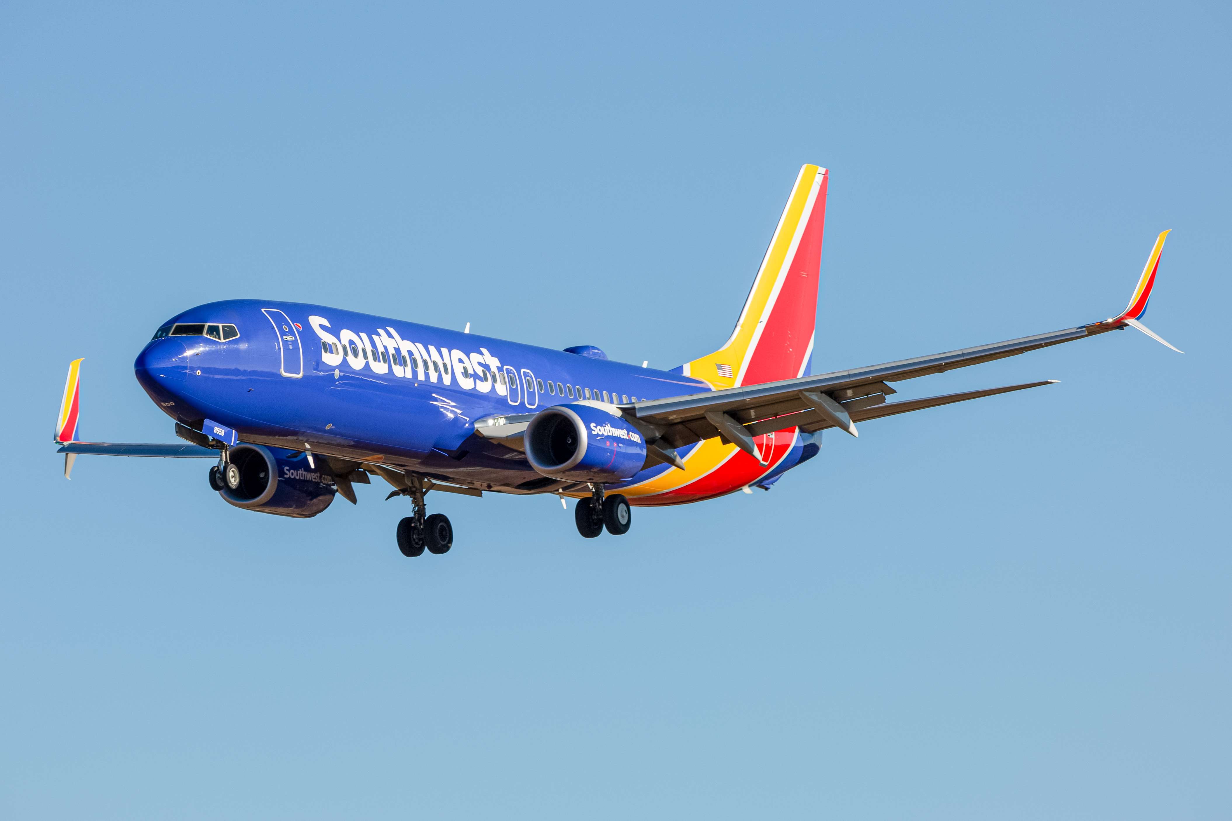 Full size: Southwest Airlines Boeing 737-800 N8558Z at Baltimore/Washington International Thurgood Marshall Airport