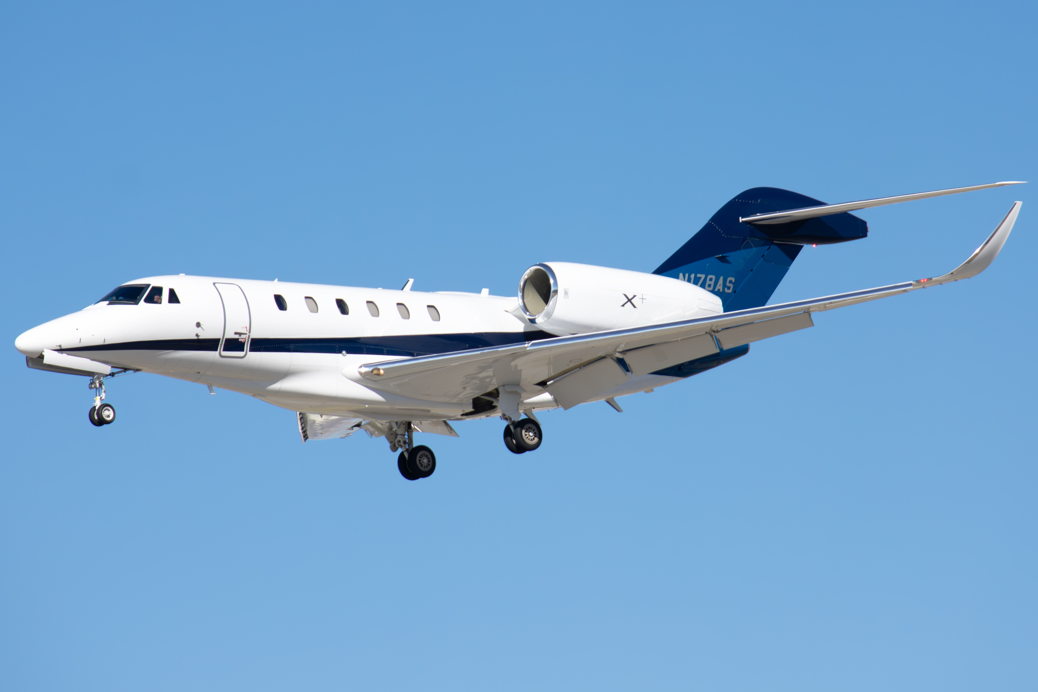 Full size: PRIVATE Cessna Citation 750 X N178AS at Norman Y Mineta San Jose International Airport