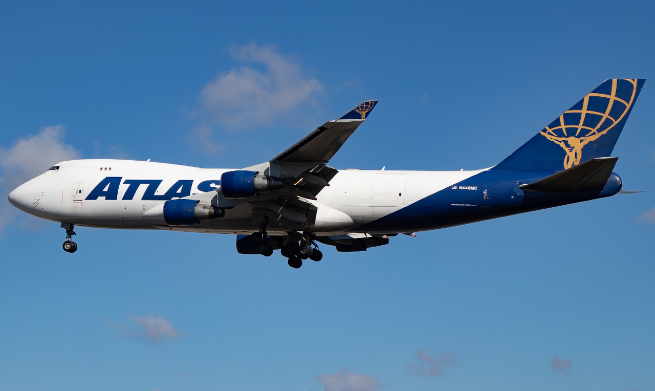 Full size: Atlas Air Boeing 747-400F N446MC at Miami International Airport