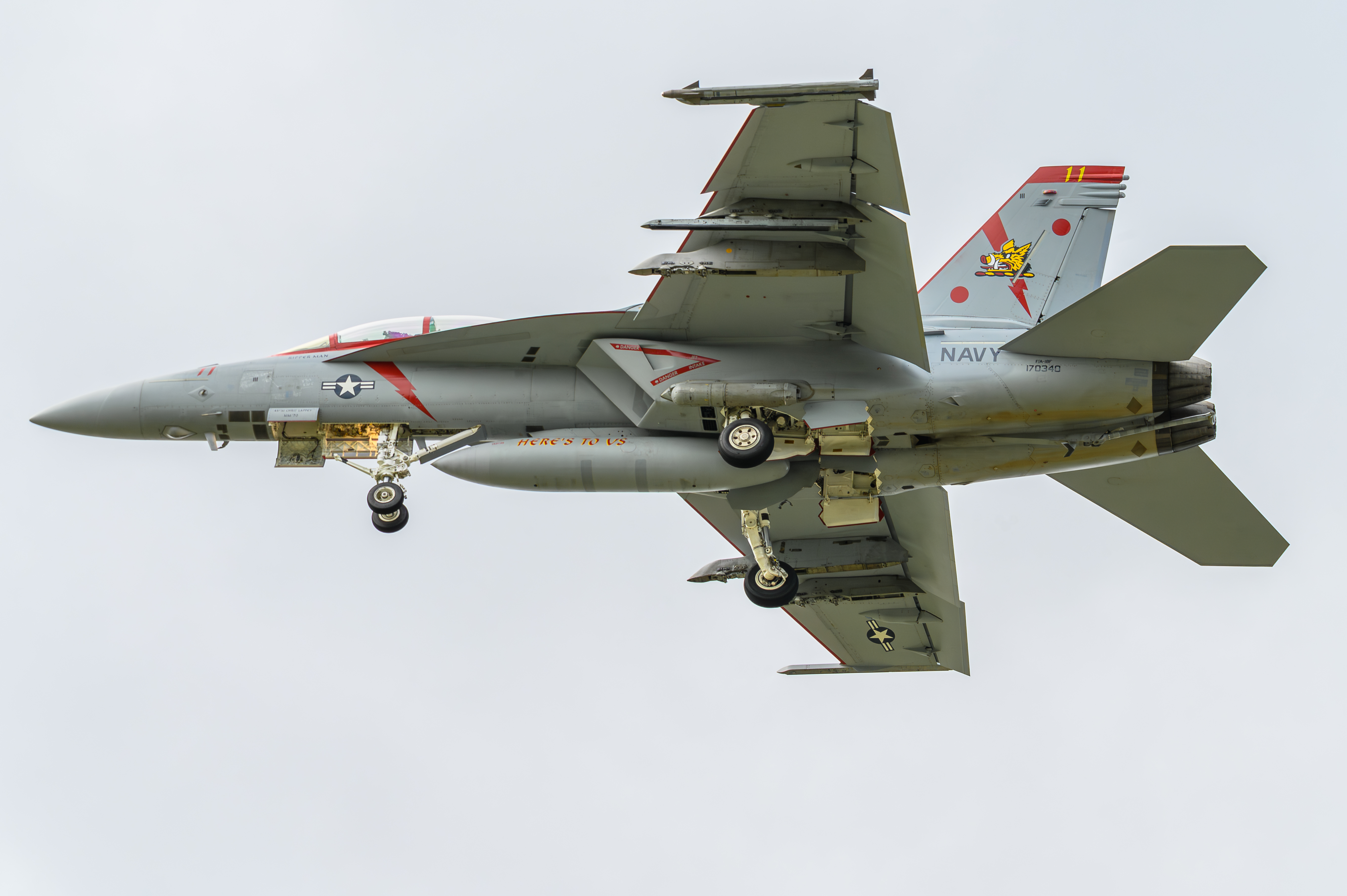 Full size: USN - United States Navy Boeing F/A-18E/F Super Hornet 17-0340 at Oceana Naval Air Station (Apollo Soucek Field)