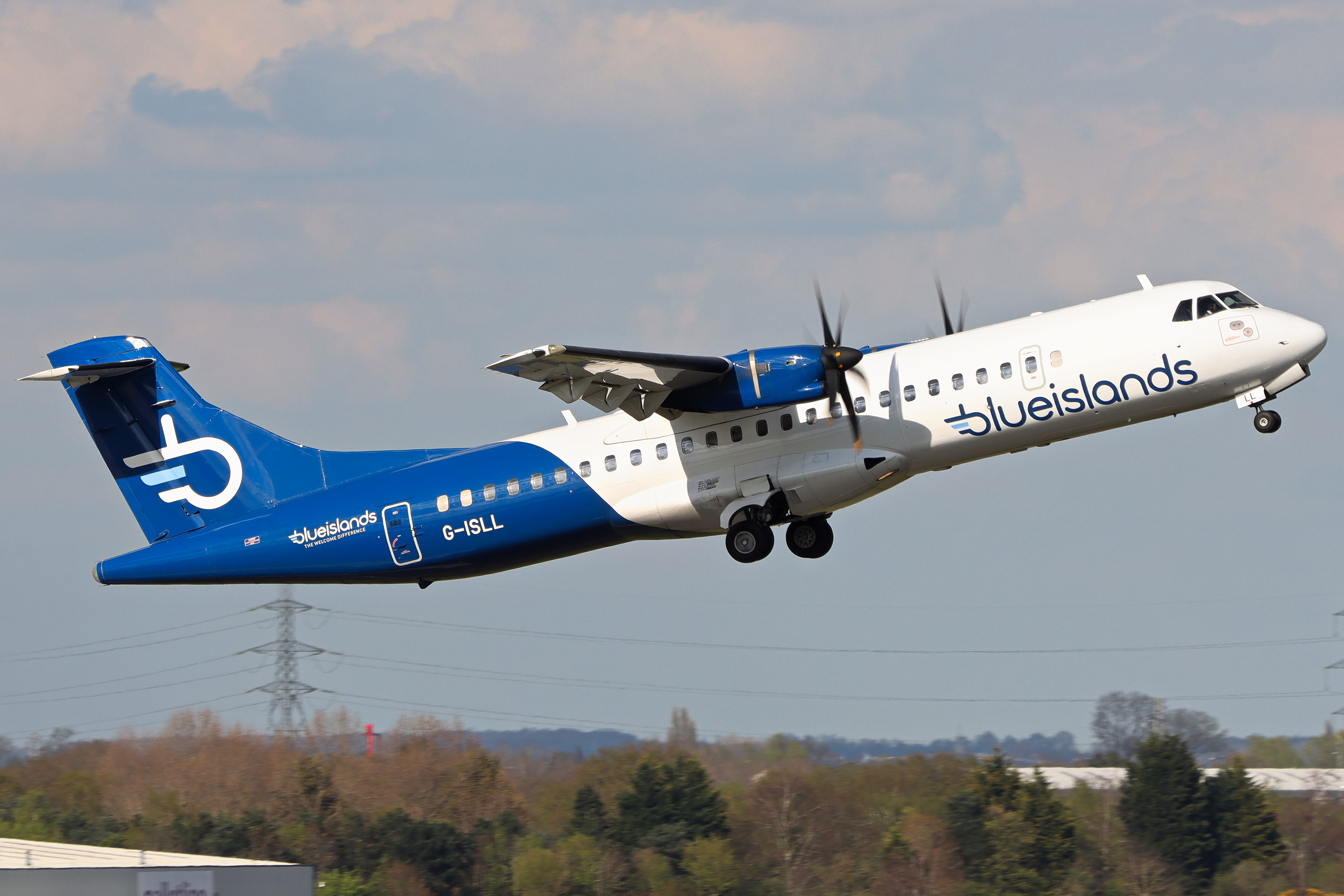 Full size: Blue Islands  ATR 72-500 G-ISLL at Birmingham Airport