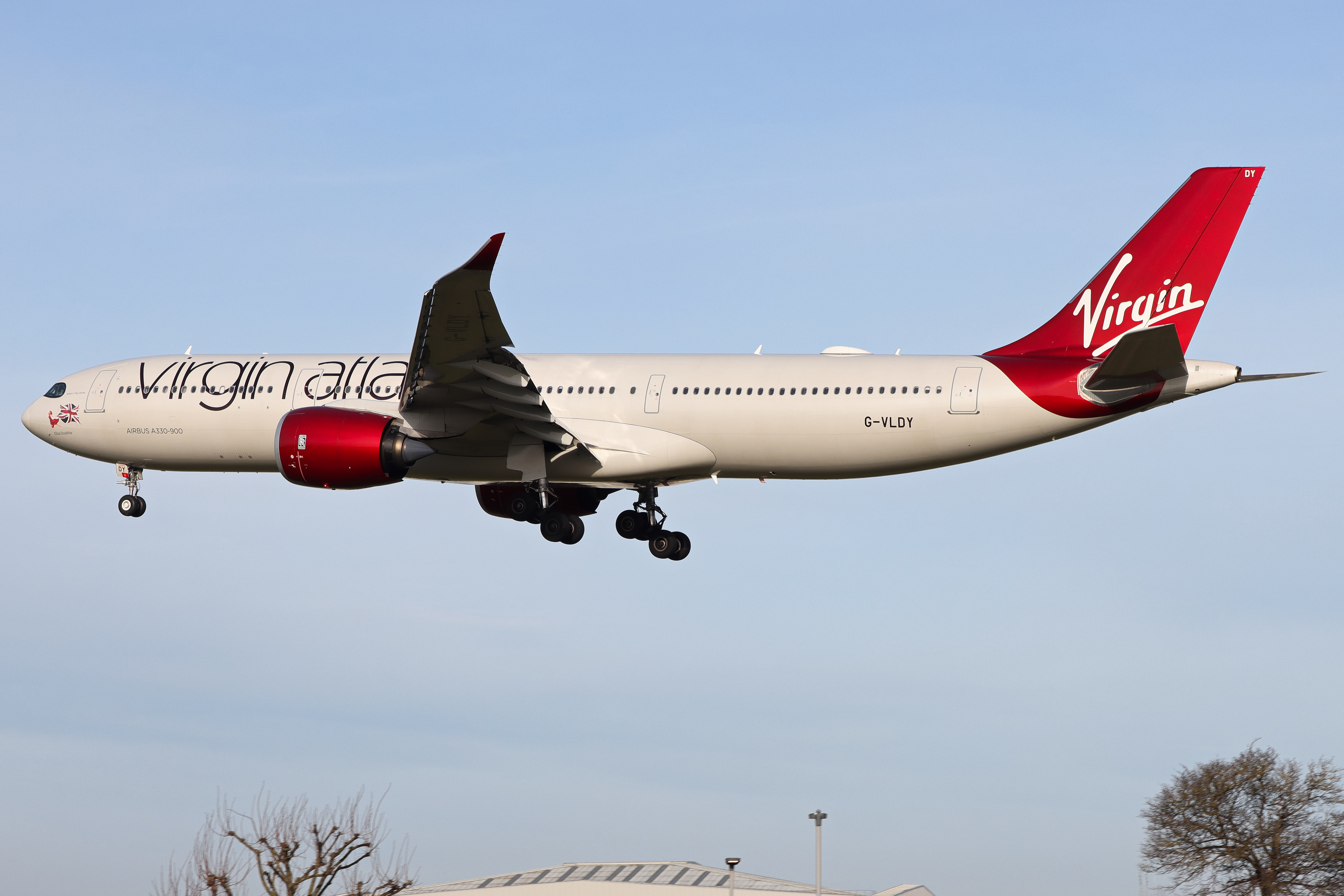 Full size: Virgin Atlantic Airbus A330-900 G-VLDY at London Heathrow International Airport