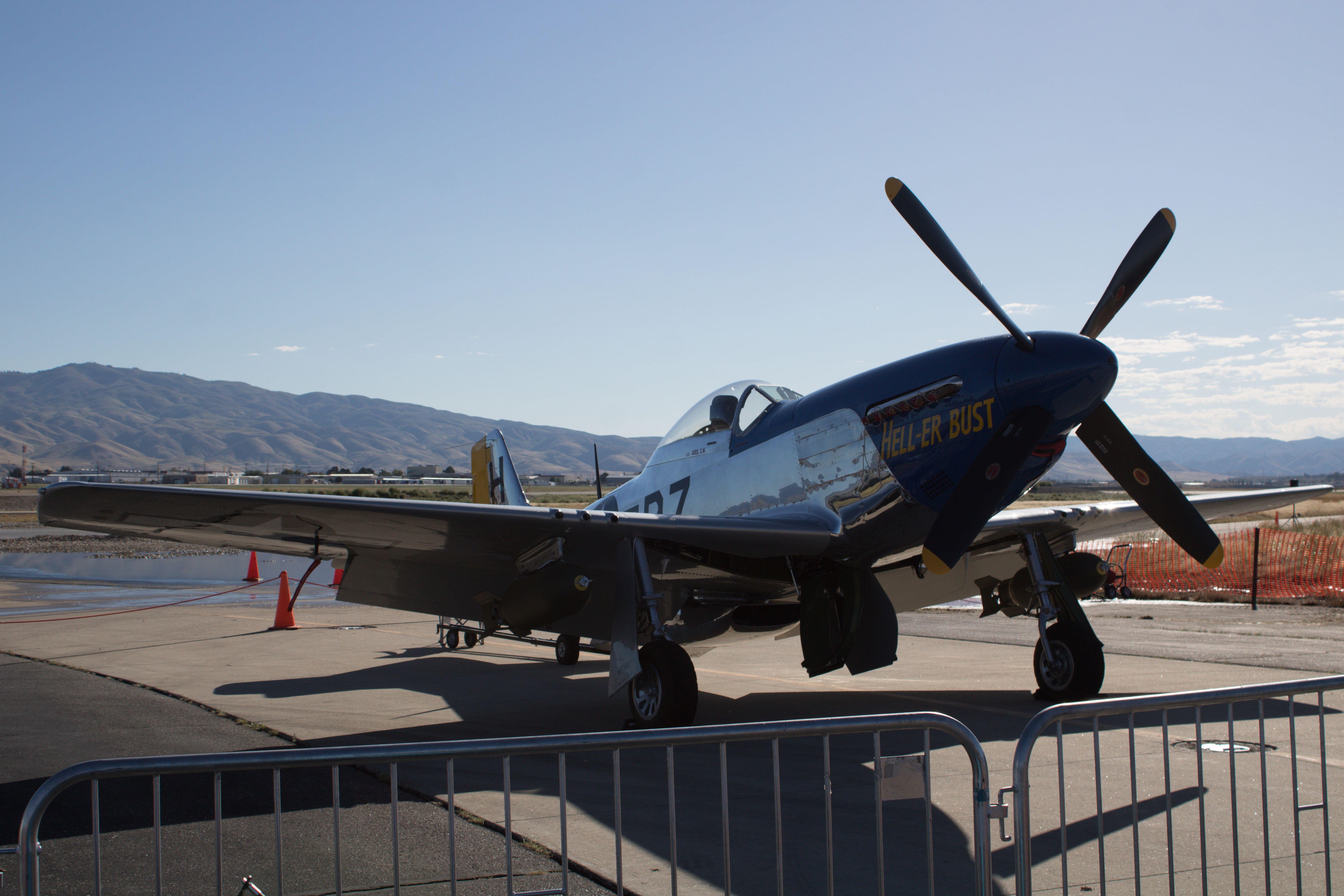 Full size: PRIVATE North American P-51 Mustang N755IT at Boise Air Terminal/Gowen Field