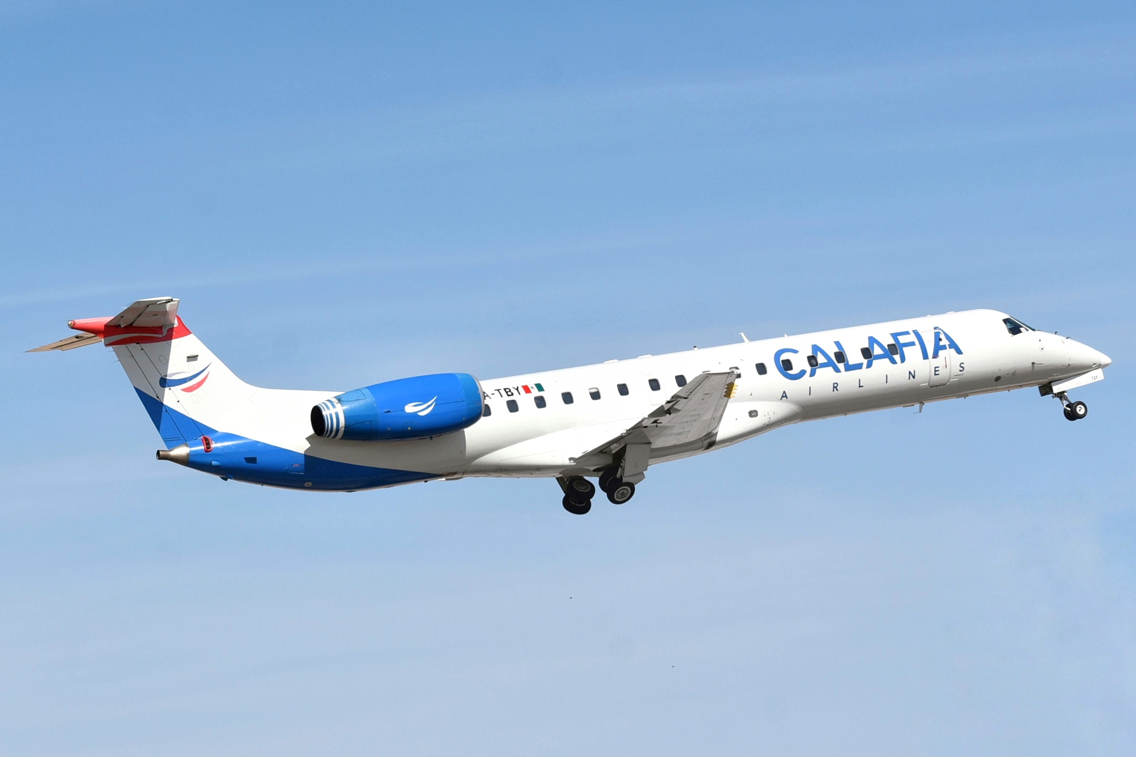 Full size: Calafia Airlines Embrear E145 XA-TBY at Aeropuerto de Cabo San Lucas Internacional