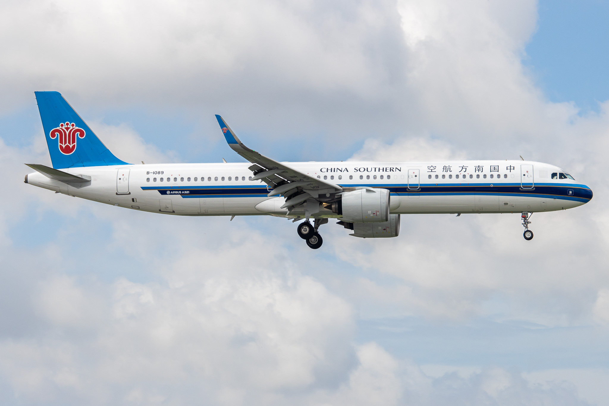 Full size: China Southern Airlines Airbus A321NEO B-1089 at Tan Son Nhat International Airport