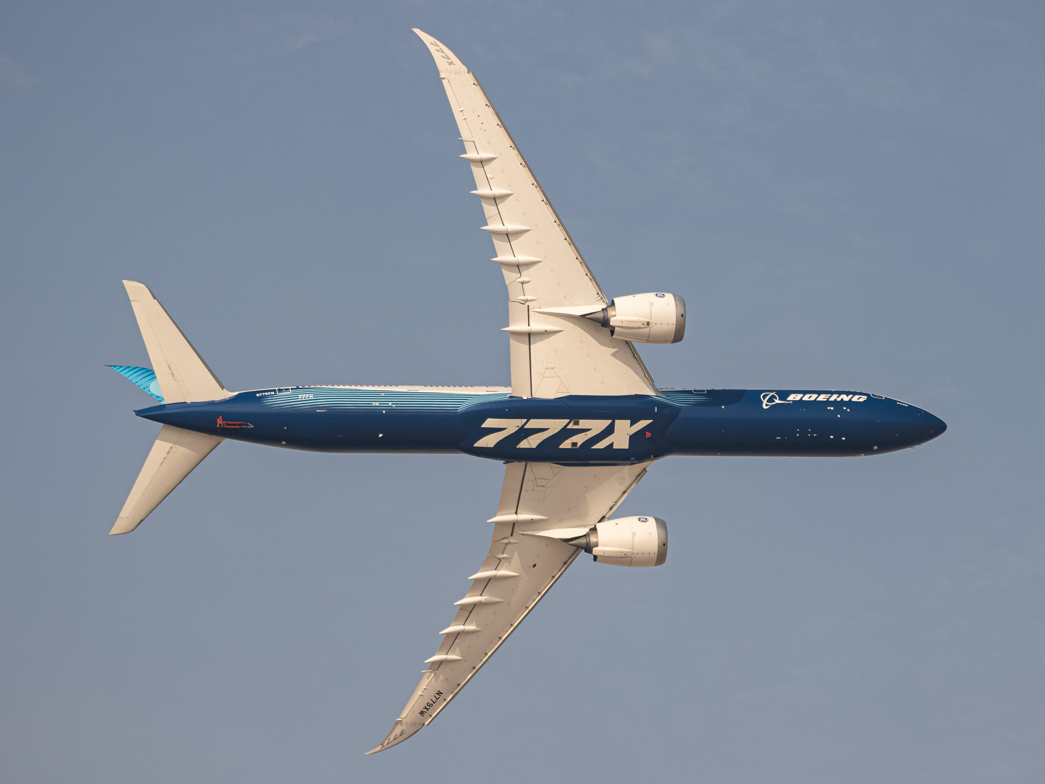 Full size: Boeing Boeing 777-9X N779XW at Dubai World Central International Airport