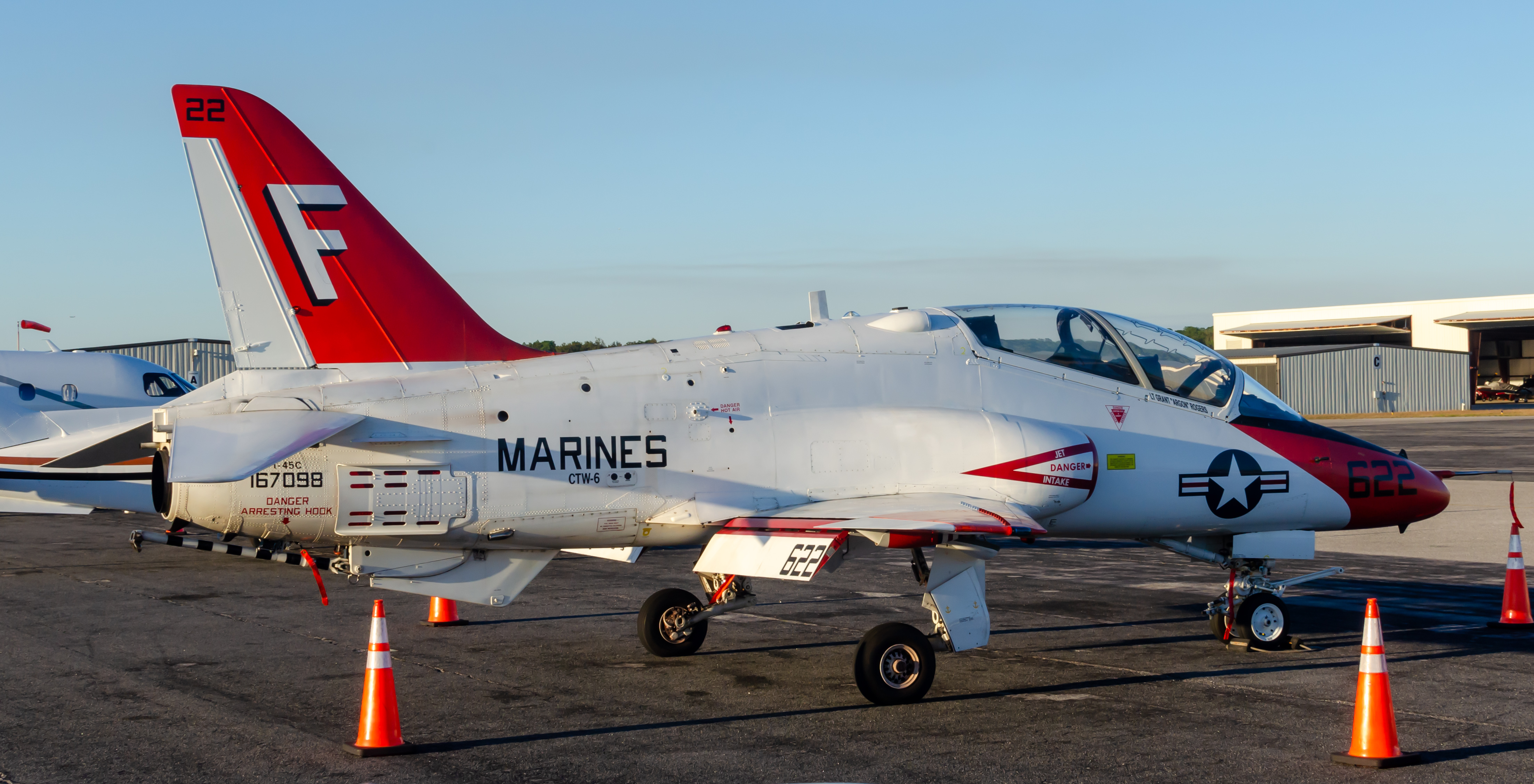 Full size: USN - United States Navy McDonnell Douglas T-45 Goshawk 167098 at Pensacola International Airport
