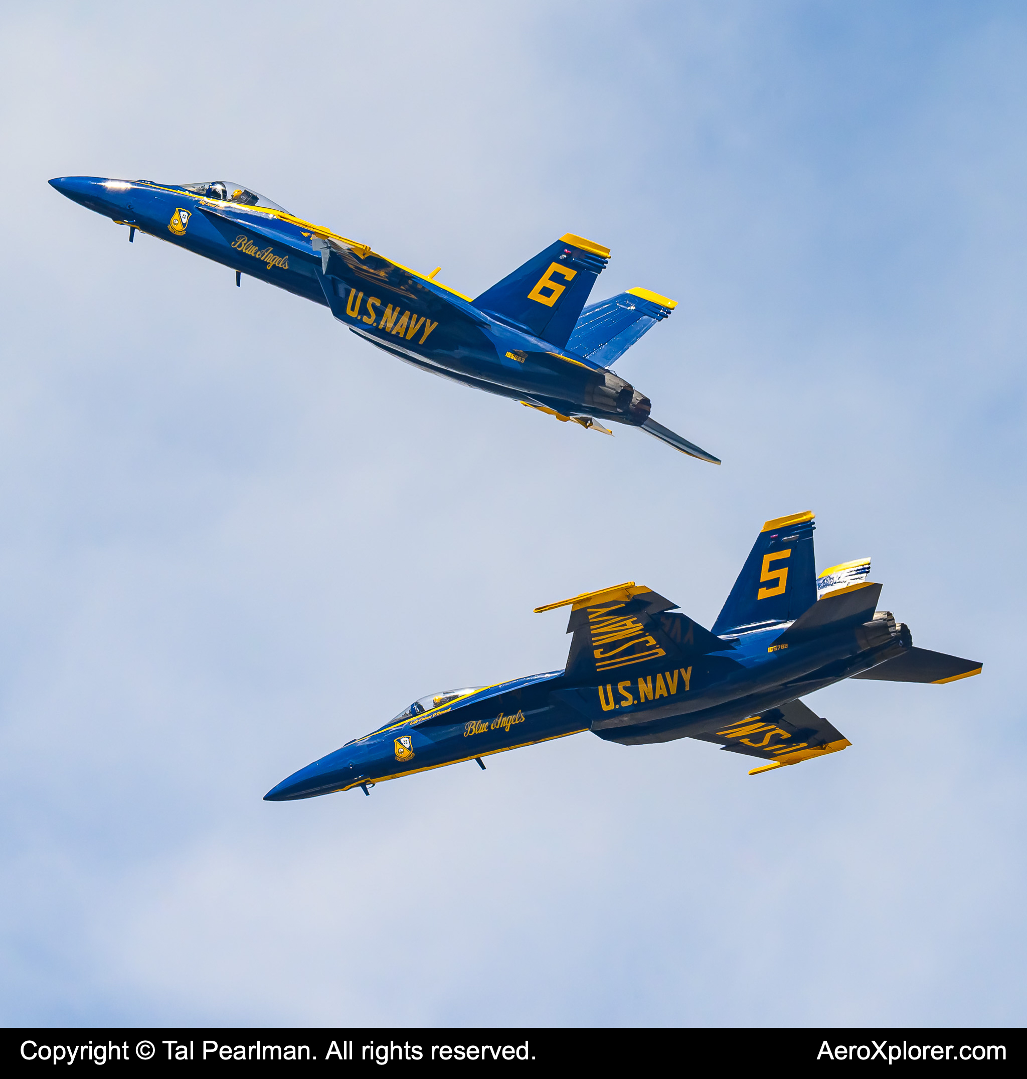 Full size: Blue Angels Boeing F/A-18E/F Super Hornet N/A at Patuxent River Naval Air Station