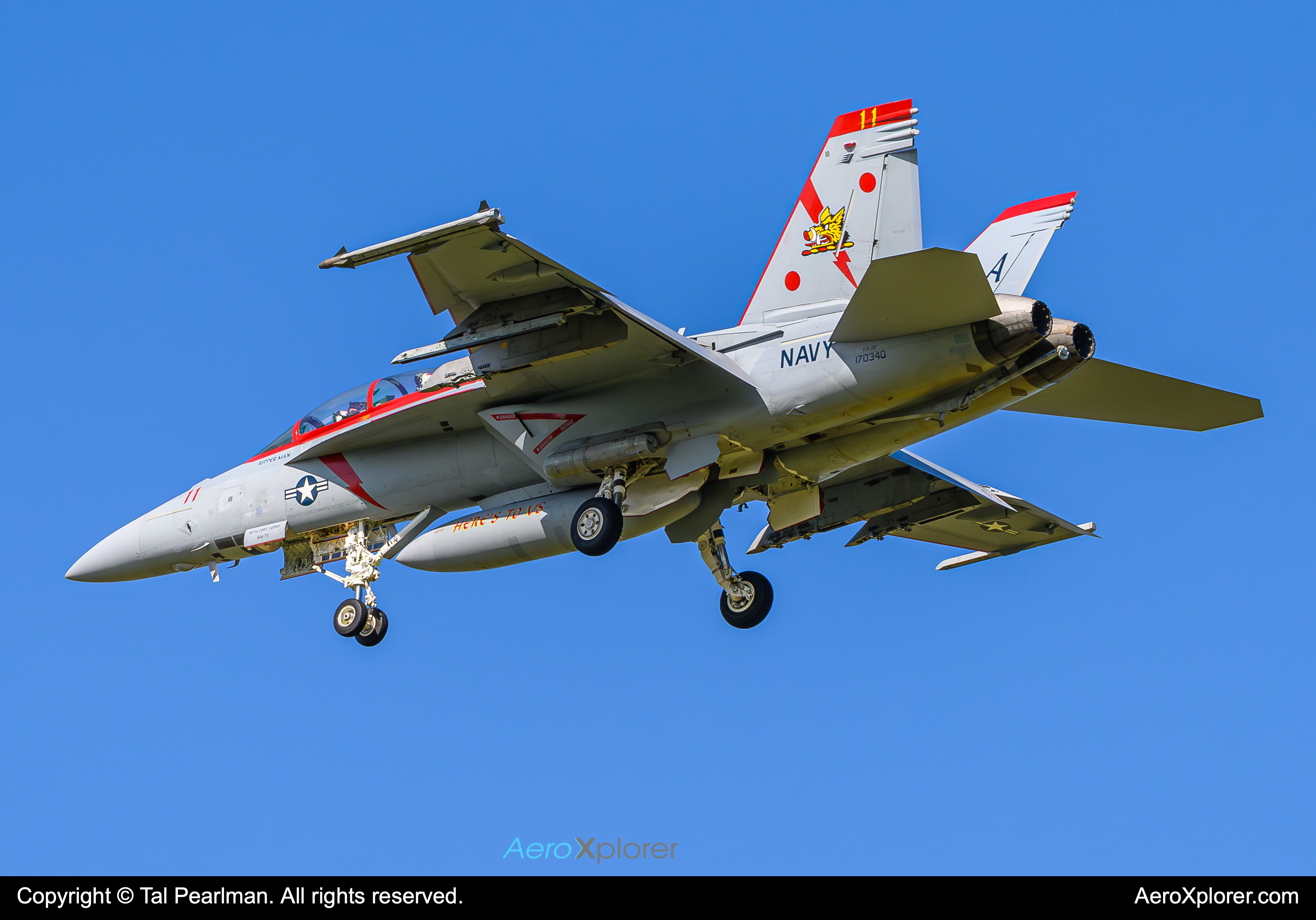 Full size: USN - United States Navy Boeing F/A-18E/F Super Hornet 170340 at Oceana Naval Air Station (Apollo Soucek Field)