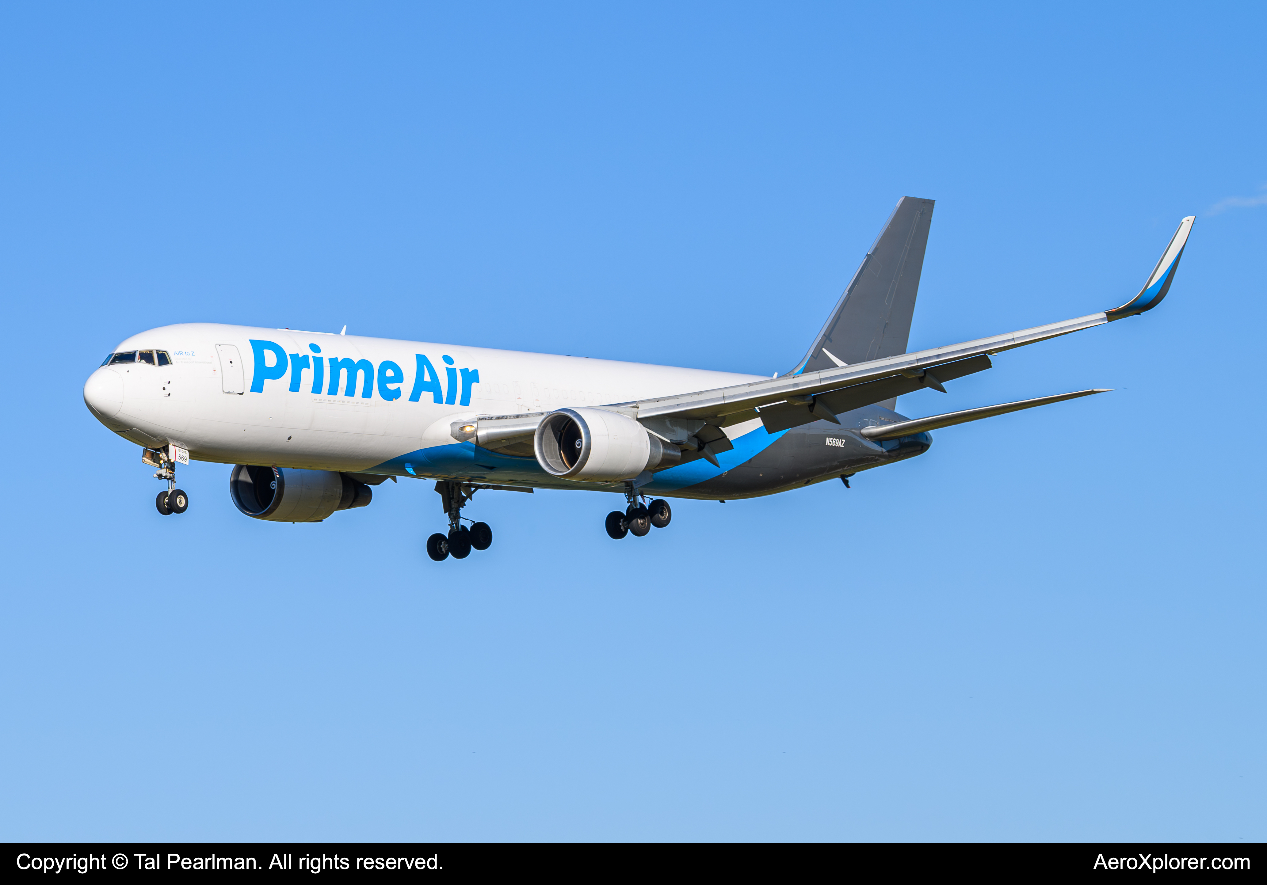 Full size: Prime Air Boeing 767-300F N569AZ at Baltimore/Washington International Thurgood Marshall Airport
