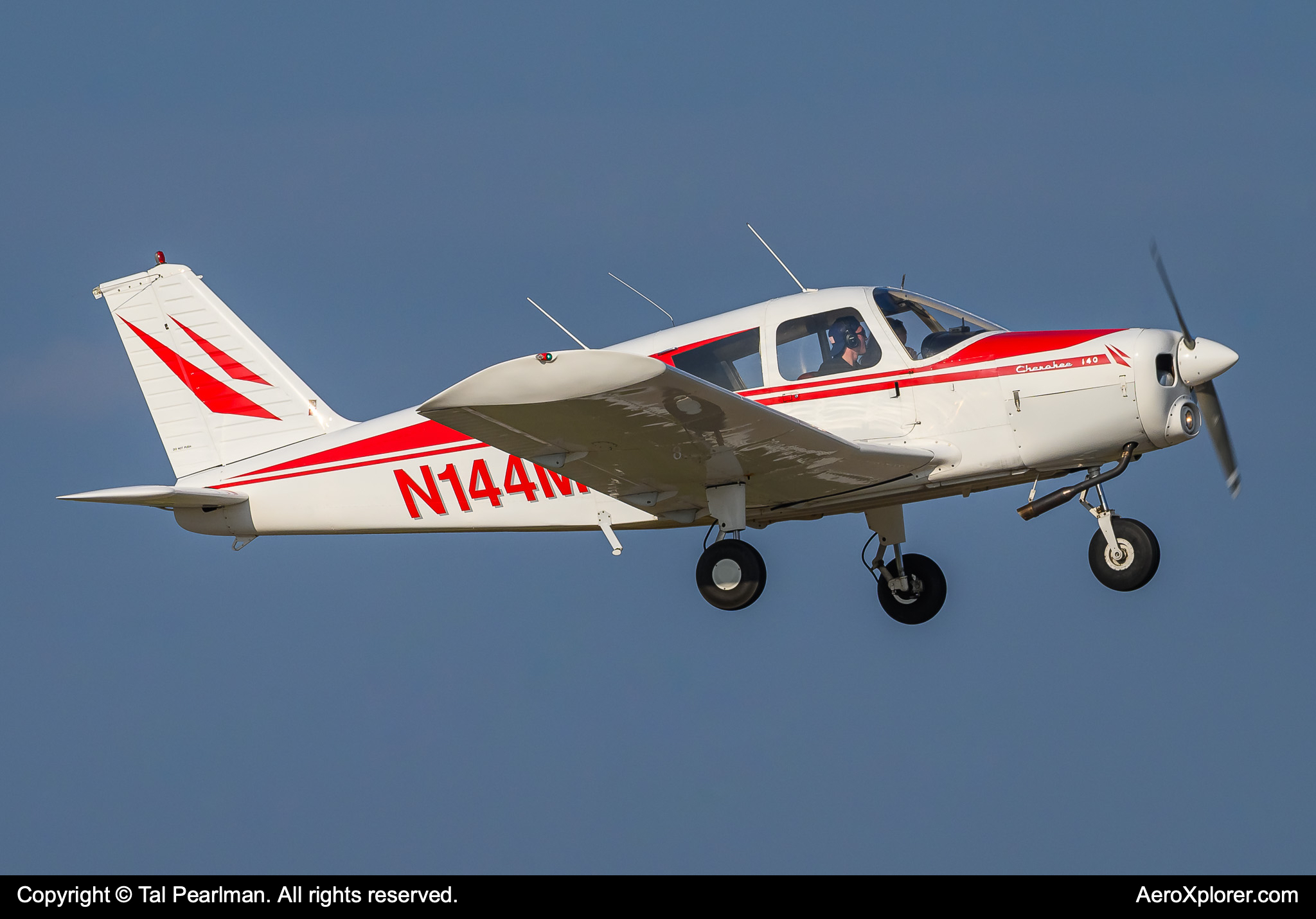 Full size: PRIVATE Piper PA-28 N144MC at Wittman Regional Airport