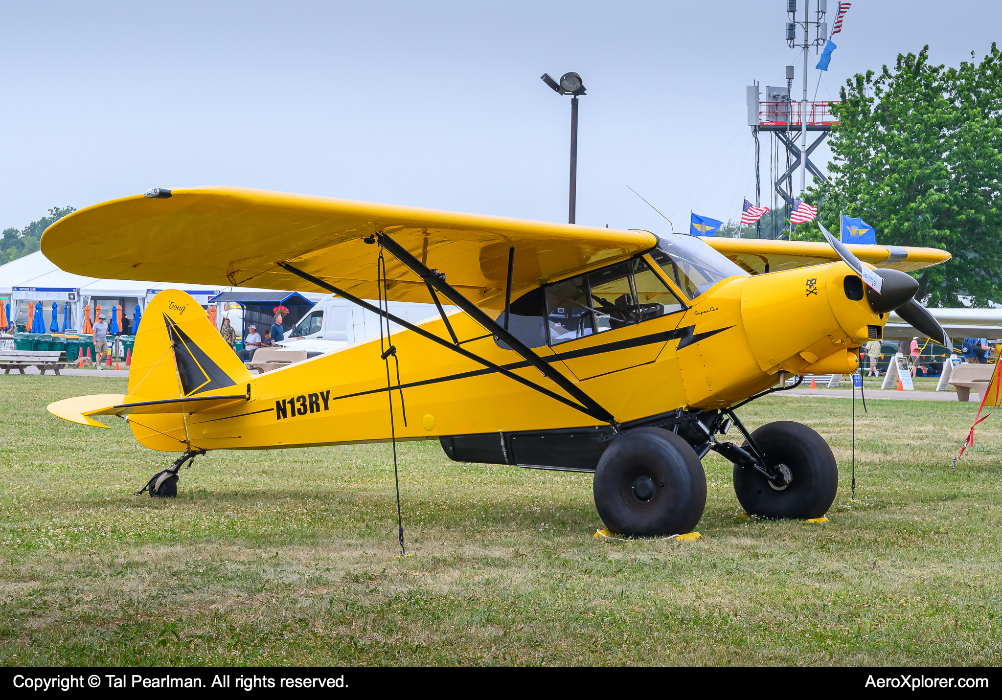 Full size: PRIVATE Piper 18 Super Cub N13RY at Wittman Regional Airport