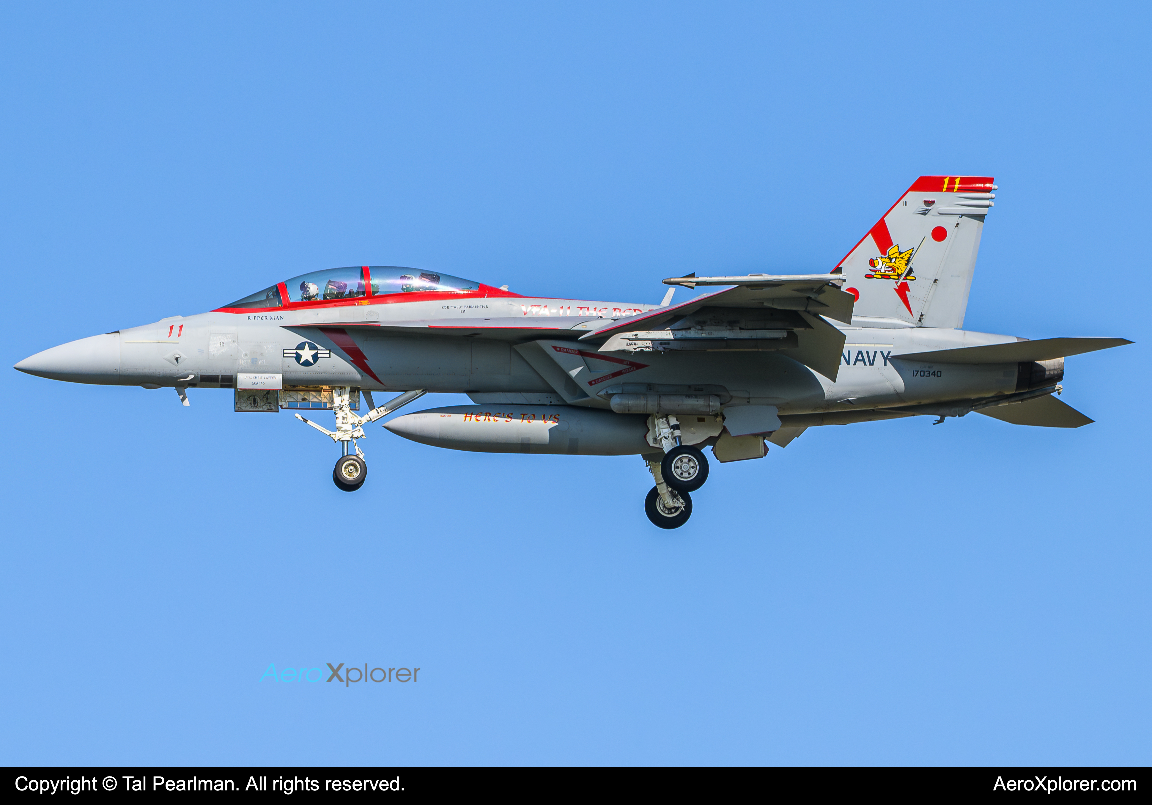 Full size: USN - United States Navy Boeing F/A-18E/F Super Hornet 17-0340 at Oceana Naval Air Station (Apollo Soucek Field)