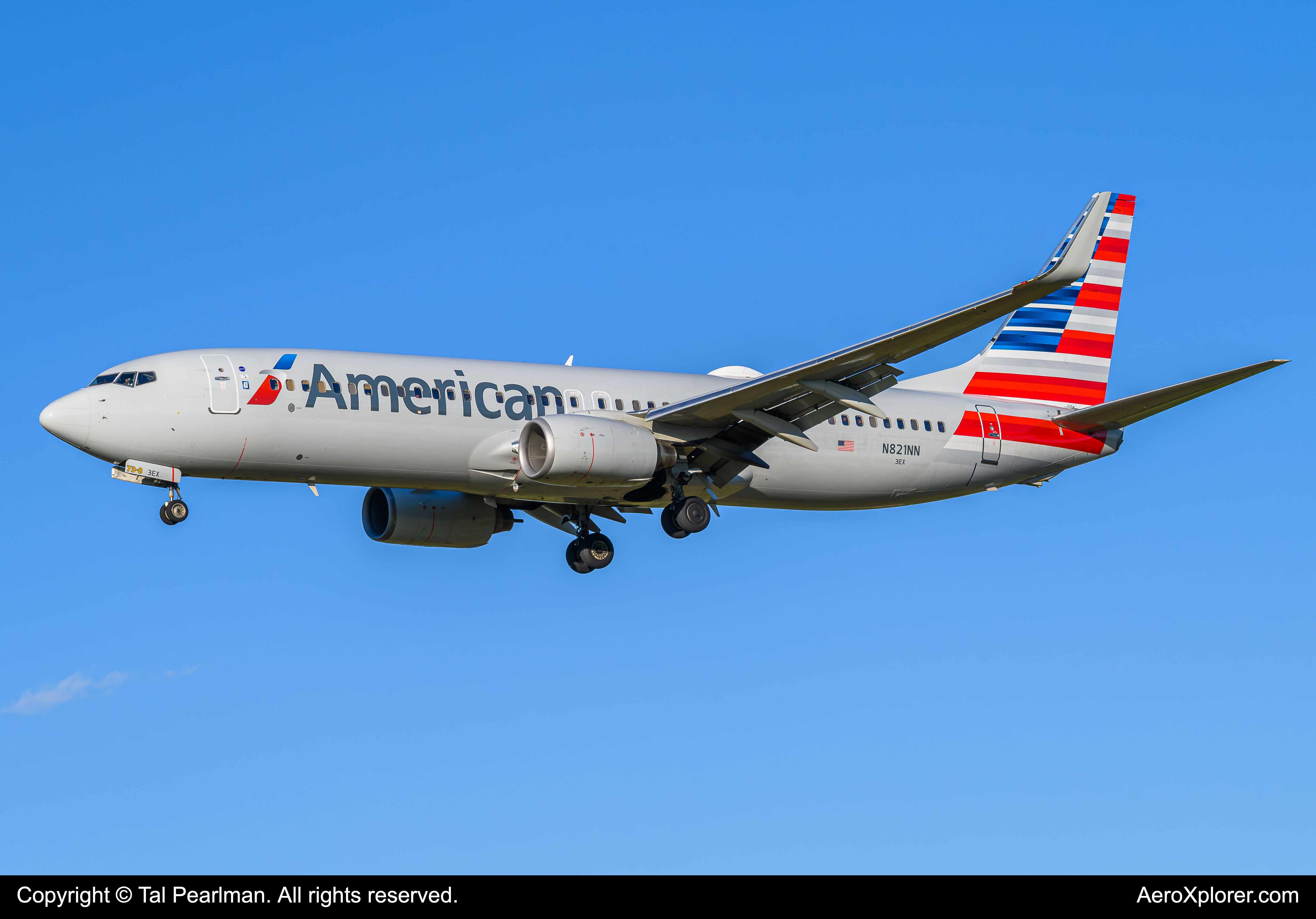 Full size: American Airlines Boeing 737-800 N821NN at Baltimore/Washington International Thurgood Marshall Airport