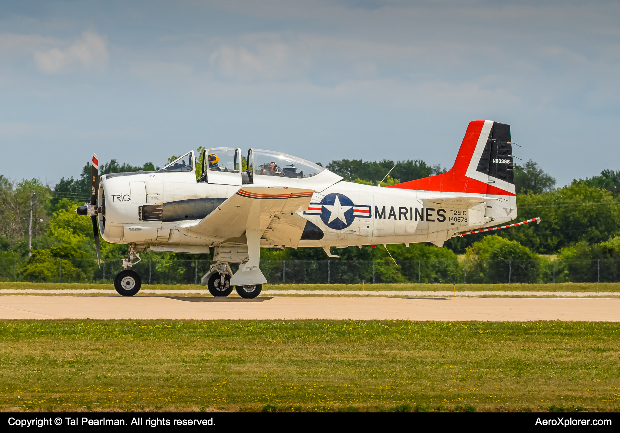 Full size: PRIVATE North American T-28 Trojan N8039S at Wittman Regional Airport