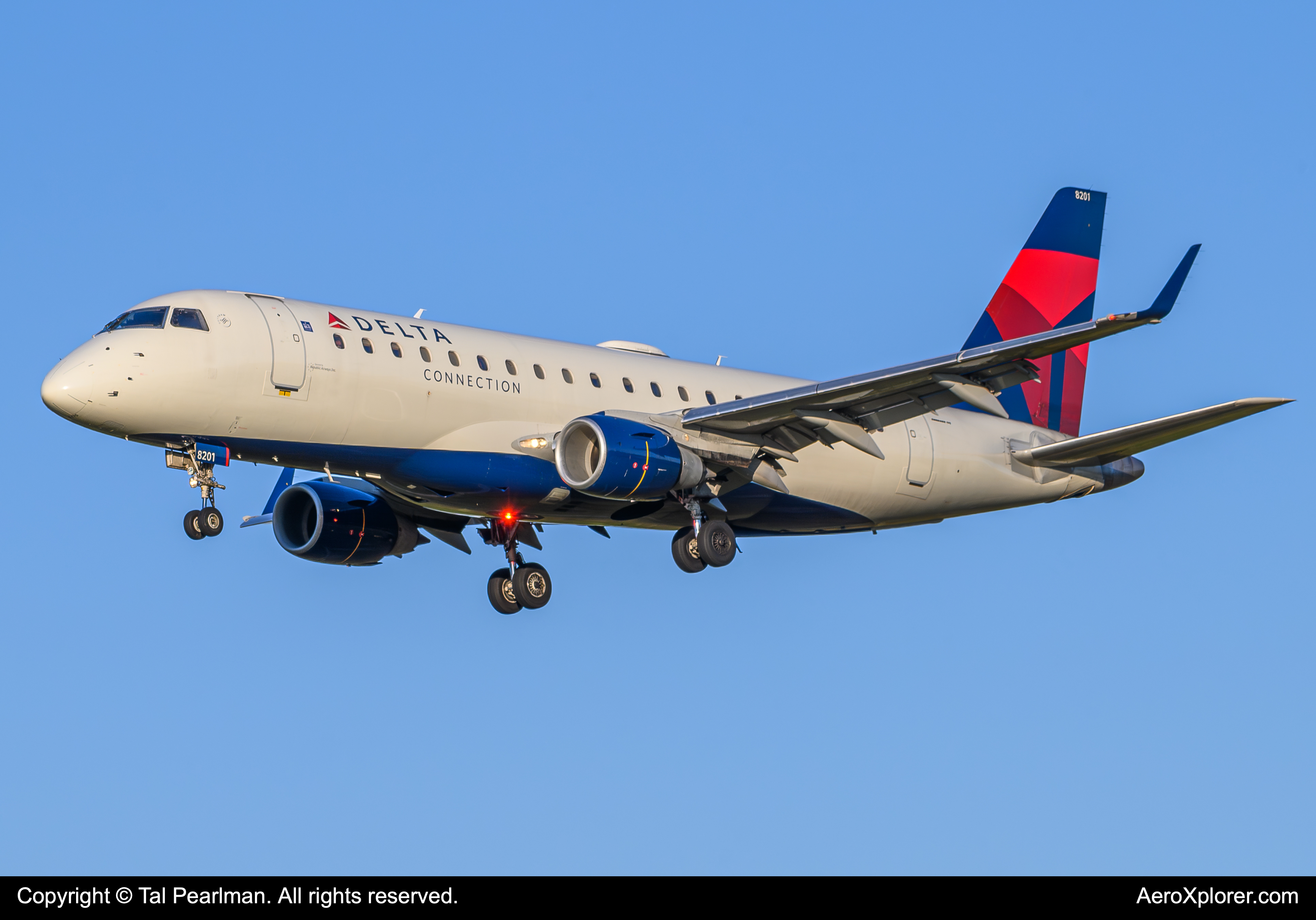 Full size: Delta Connection Embraer E175 N201JQ at Baltimore/Washington International Thurgood Marshall Airport