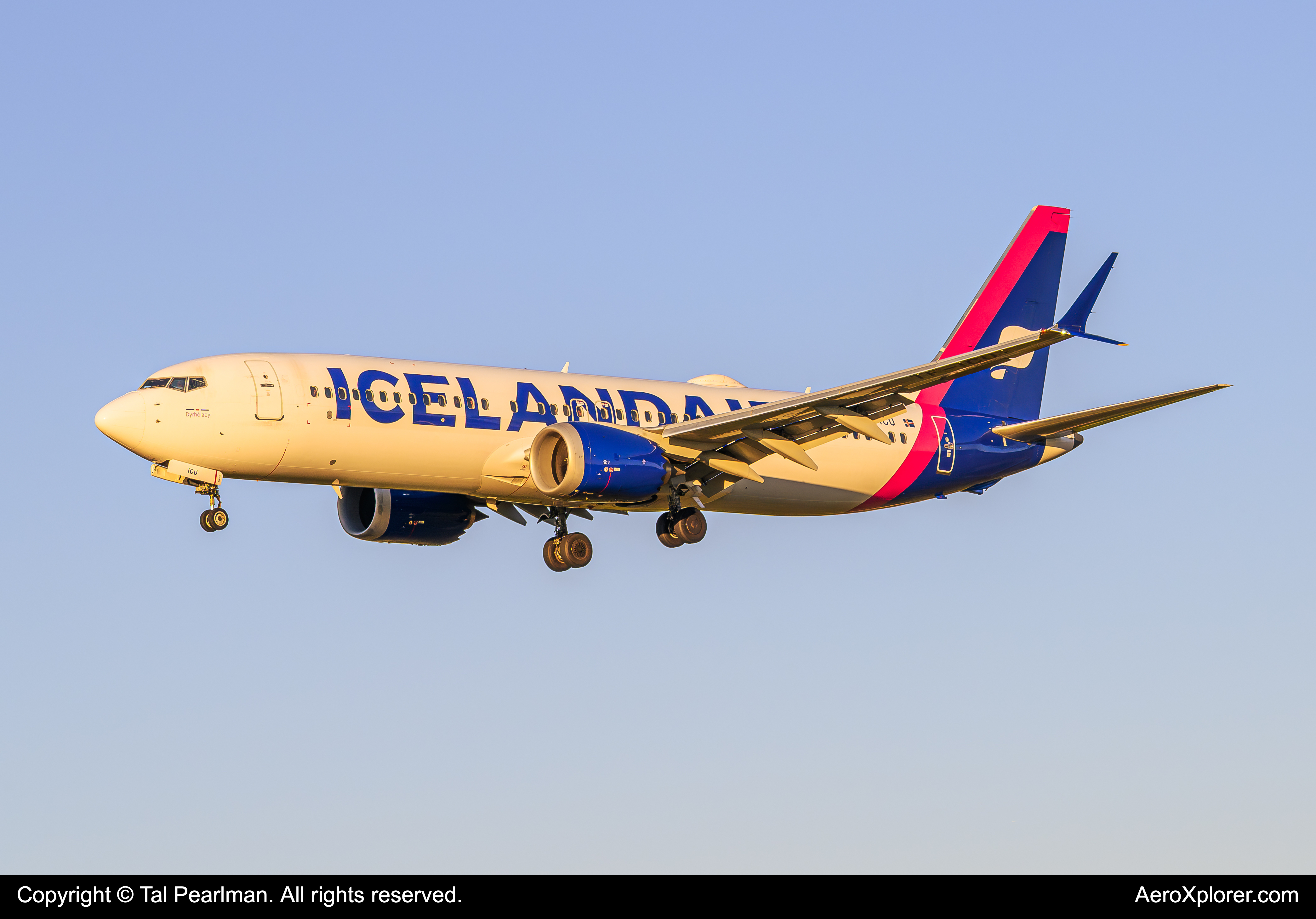 Full size: IcelandAir Boeing 737 MAX 8 TF-ICU at Baltimore/Washington International Thurgood Marshall Airport