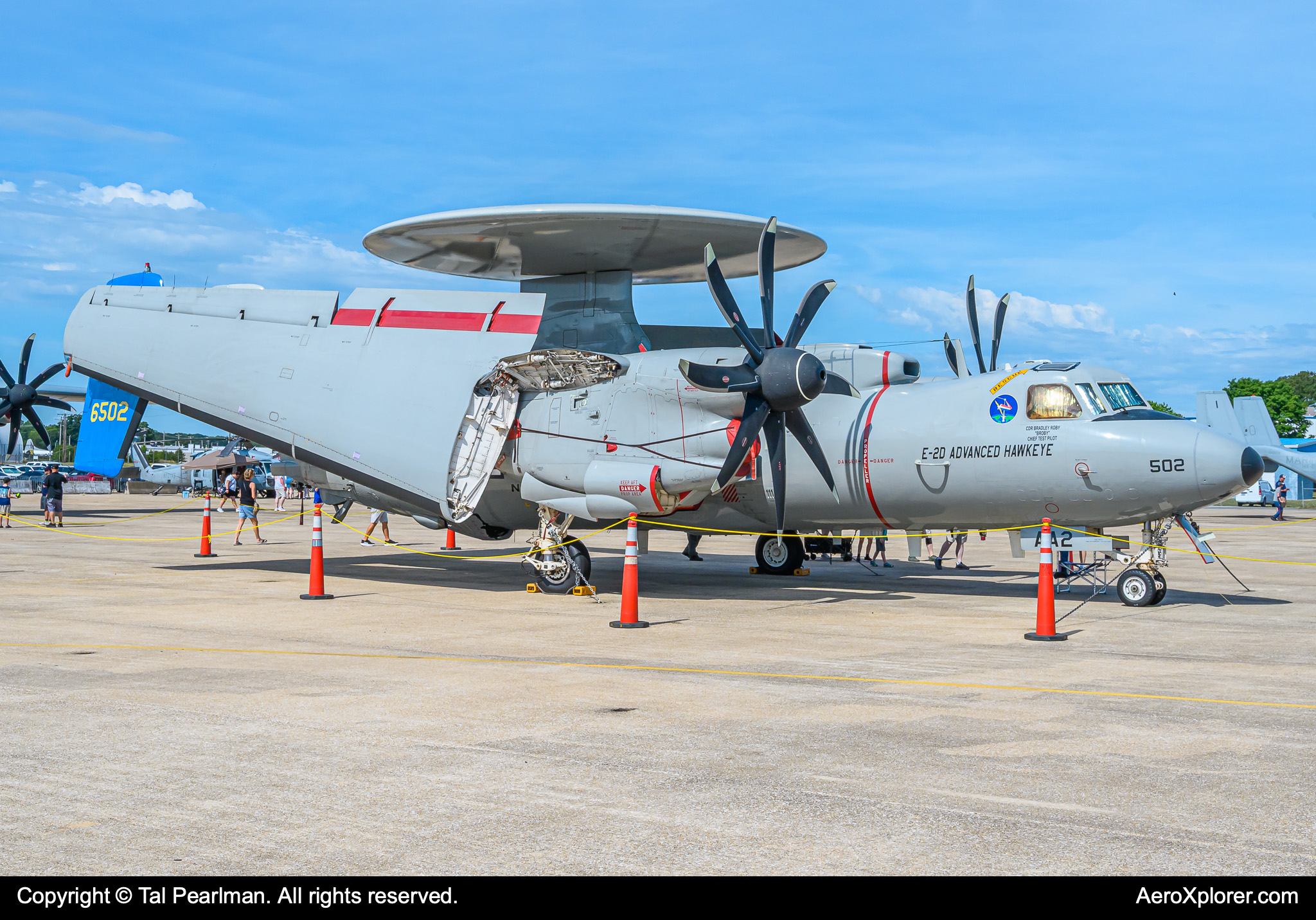 Full size: USN - United States Navy Nothrop Grumman E-2 Hawkeye 166502 at Patuxent River Naval Air Station