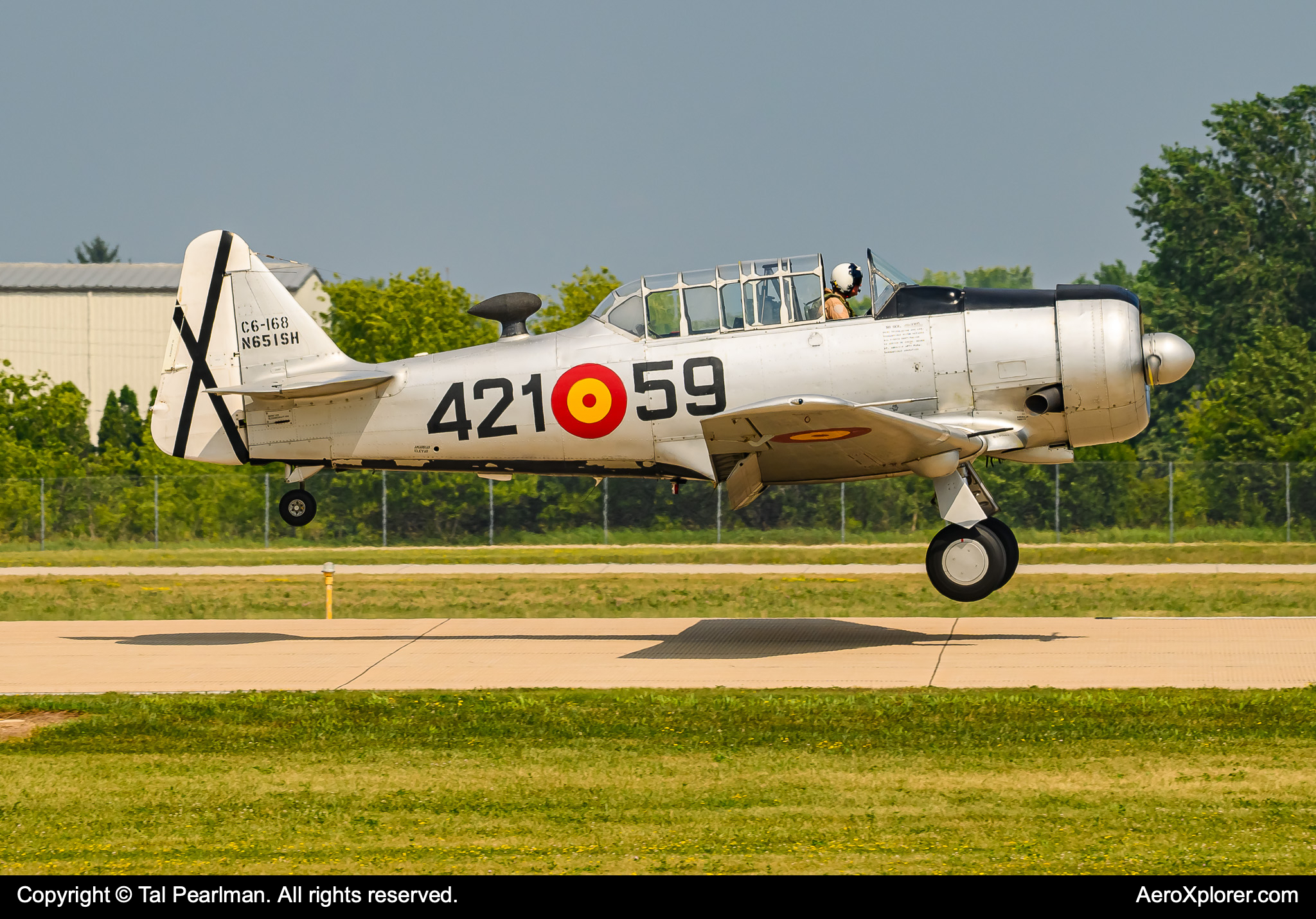 Full size: PRIVATE North American T-6 Texan N651SH at Wittman Regional Airport