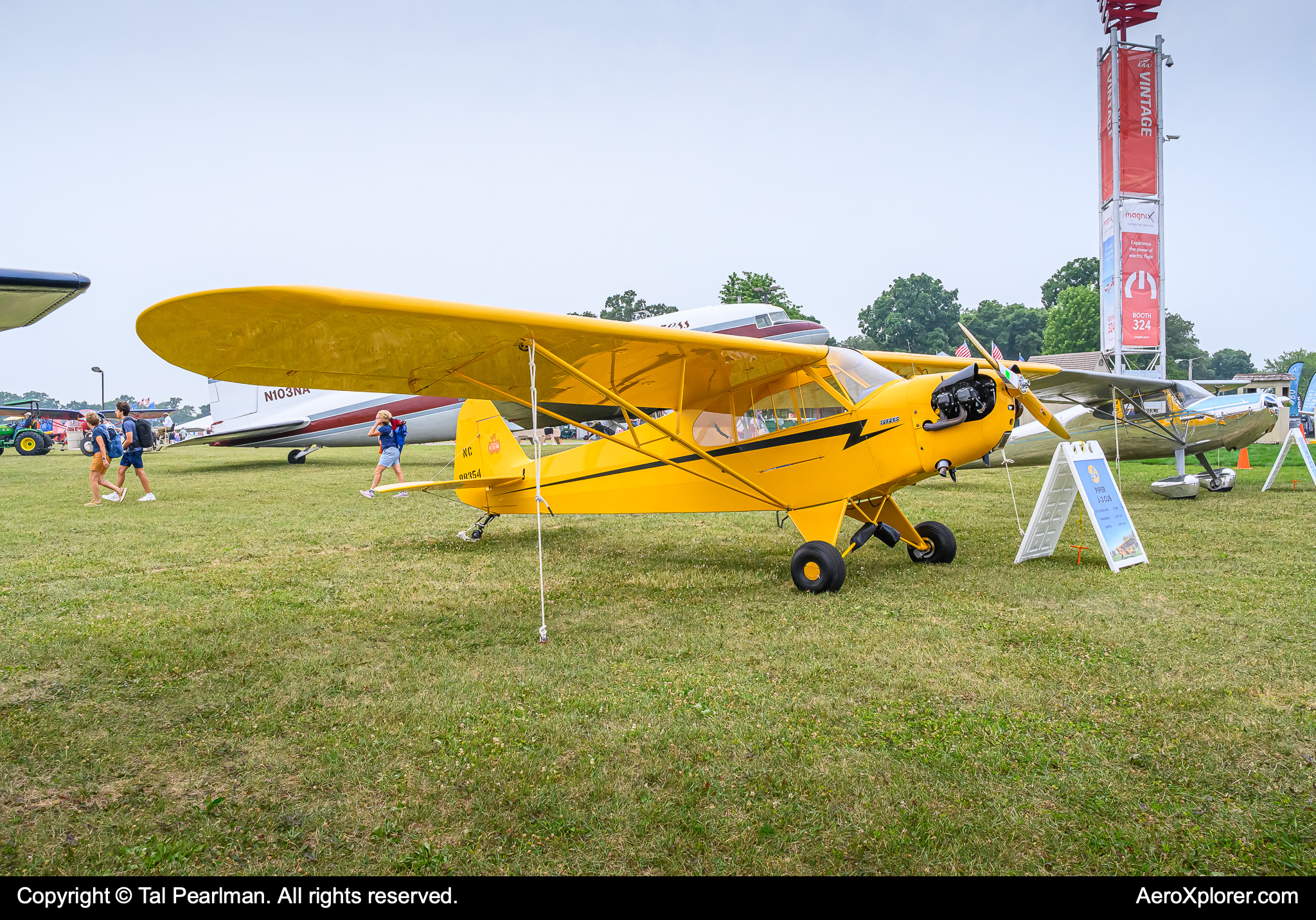 Full size: PRIVATE Piper Cub N88354 at Wittman Regional Airport