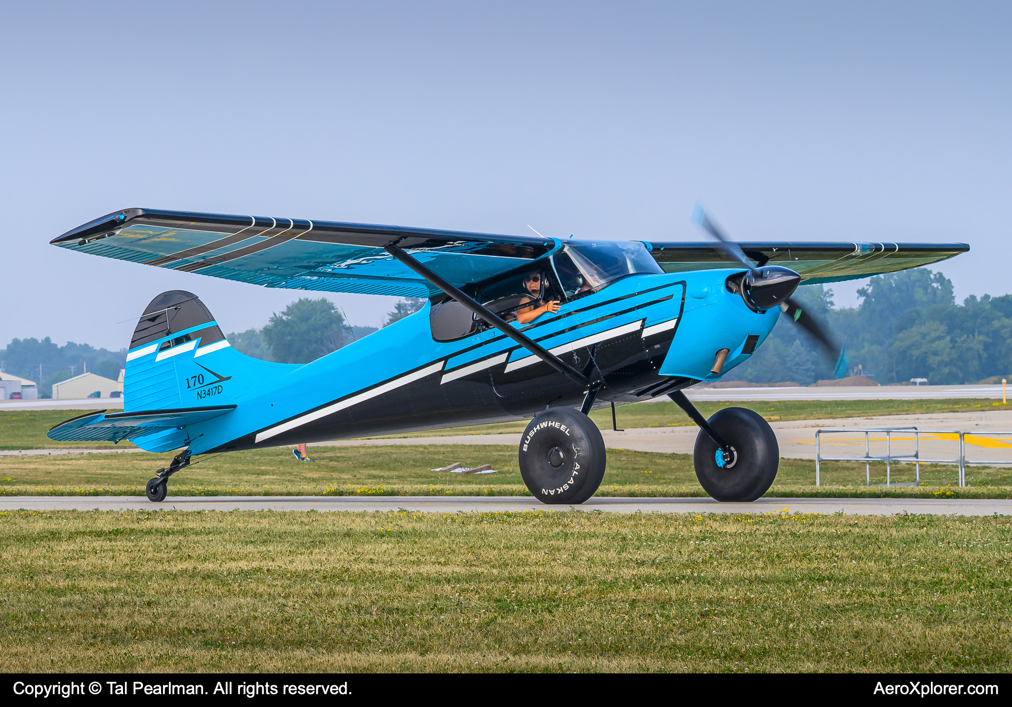 Full size: PRIVATE Cessna 170 N3417D at Wittman Regional Airport