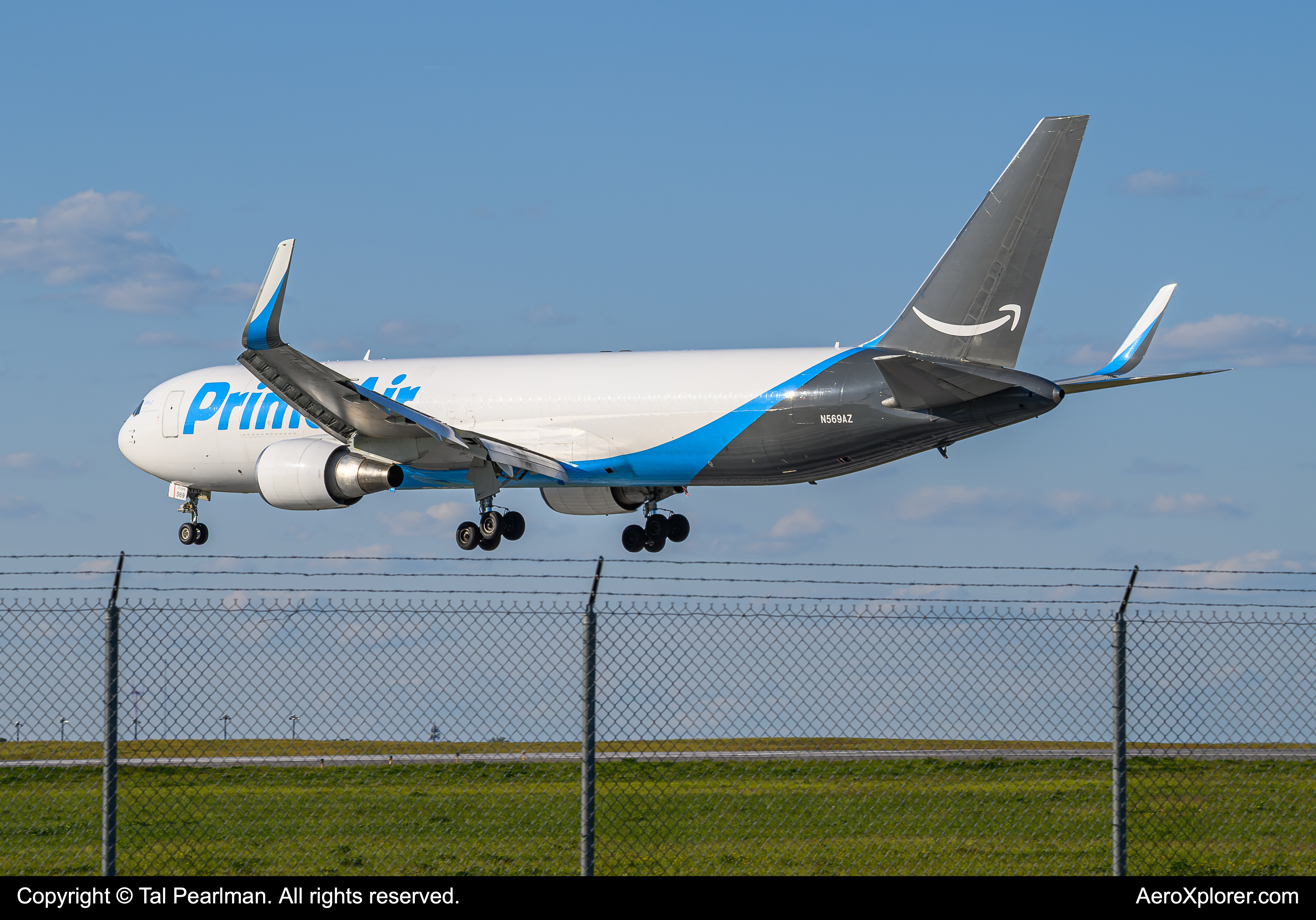 Full size: Prime Air Boeing 767-300F N569AZ at Baltimore/Washington International Thurgood Marshall Airport