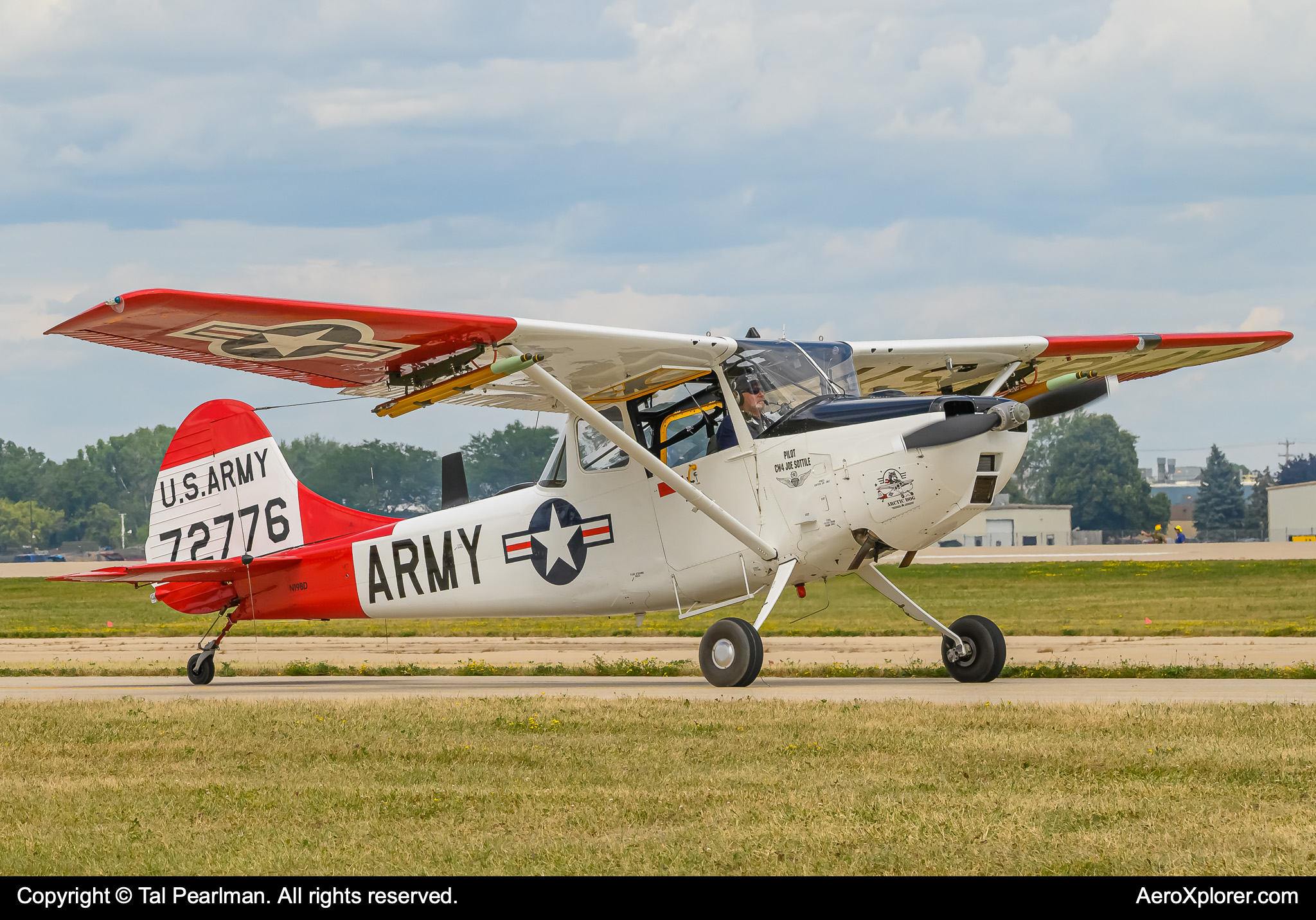 Full size: PRIVATE CESSNA 305 BIRD DOG N19BD at Wittman Regional Airport