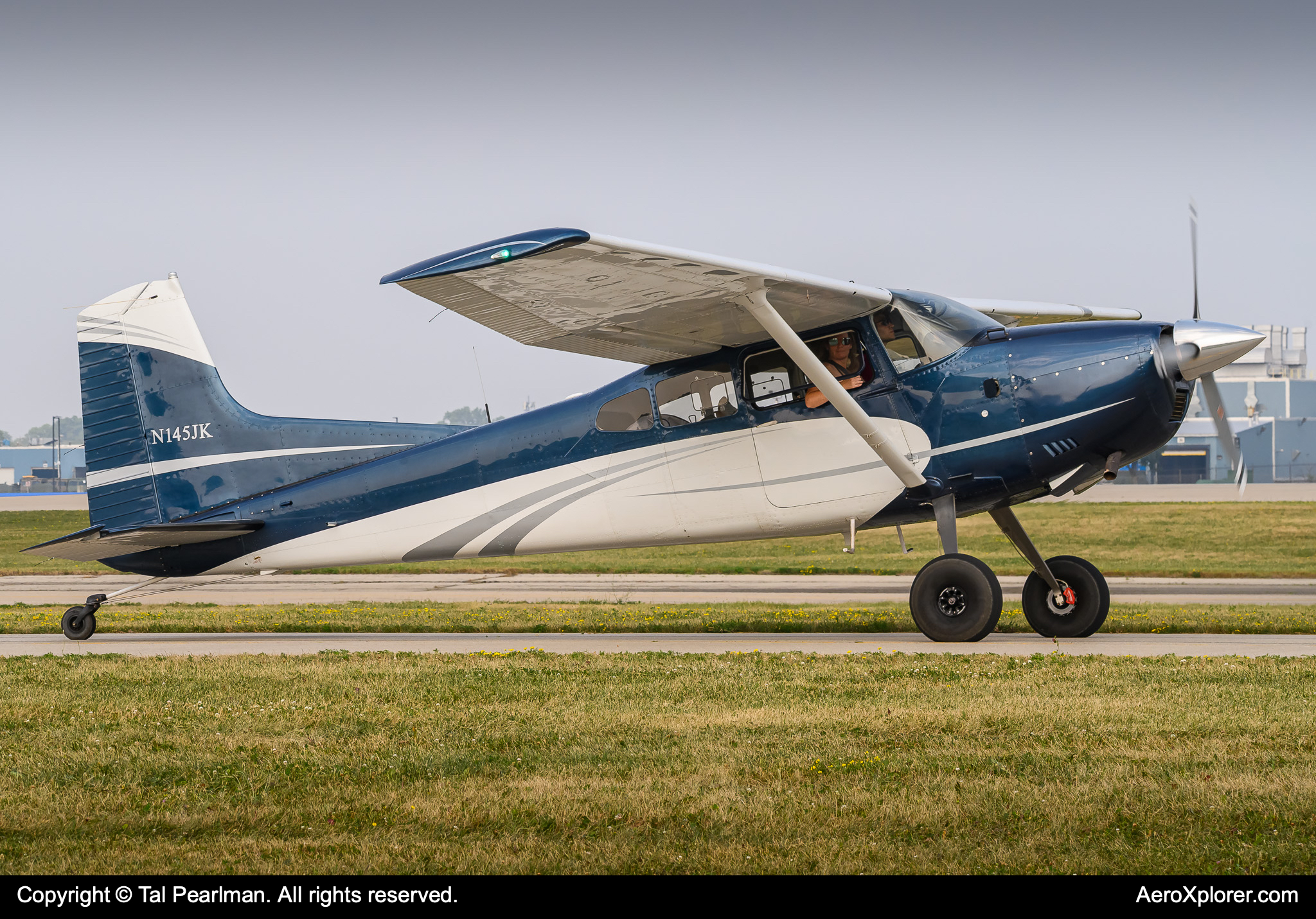 Full size: PRIVATE Cessna 180 N145JK at Wittman Regional Airport
